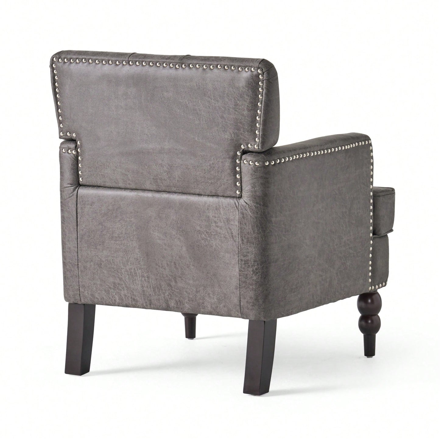 Elegant Tufted Club Chair For Living Room And Office Seating
