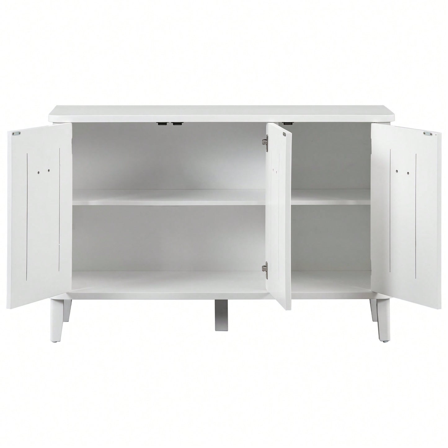 Atmospheric Solid Wood Veneer Cabinet With Three Acacia Doors Adjustable For Study Corridors And Entrances