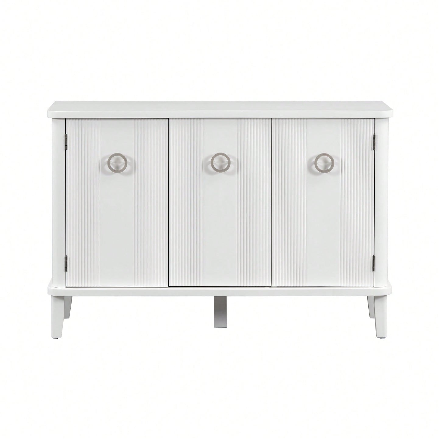 Atmospheric Solid Wood Veneer Cabinet With Three Acacia Doors Adjustable For Study Corridors And Entrances