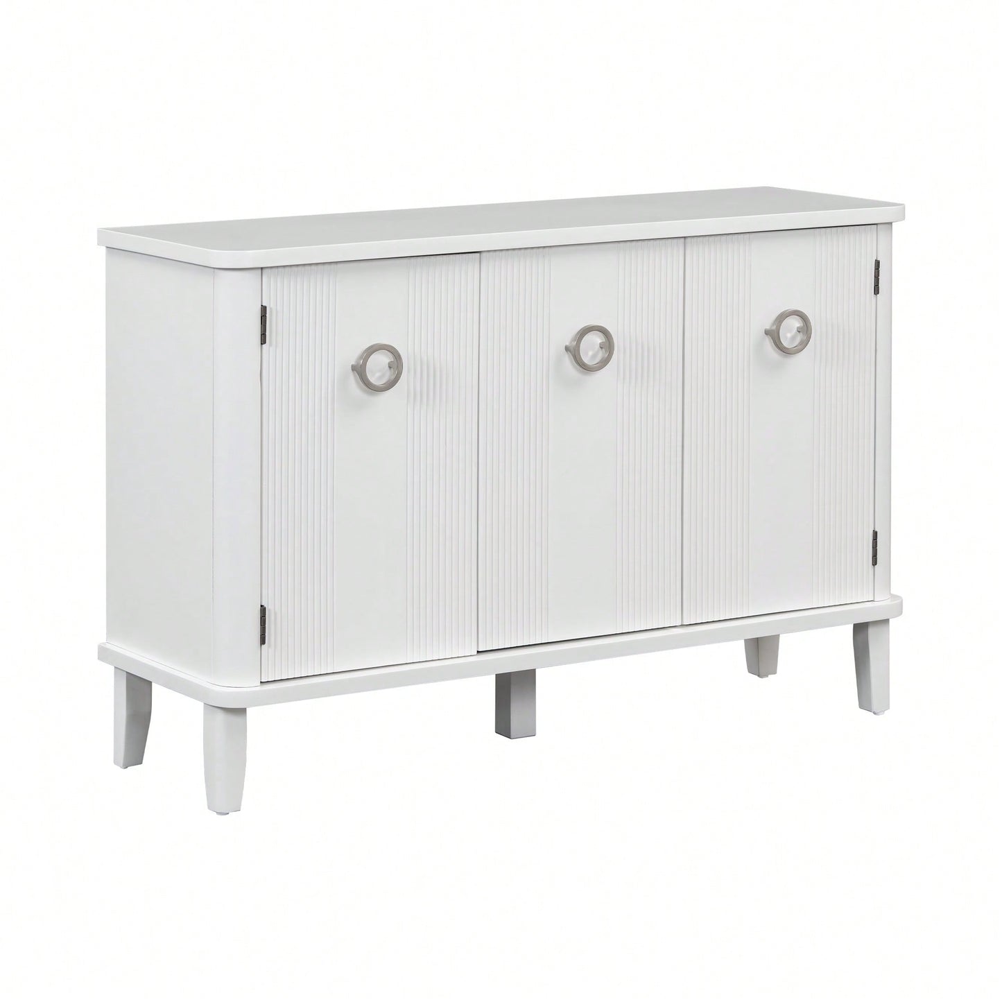 Atmospheric Solid Wood Veneer Cabinet With Three Acacia Doors Adjustable For Study Corridors And Entrances