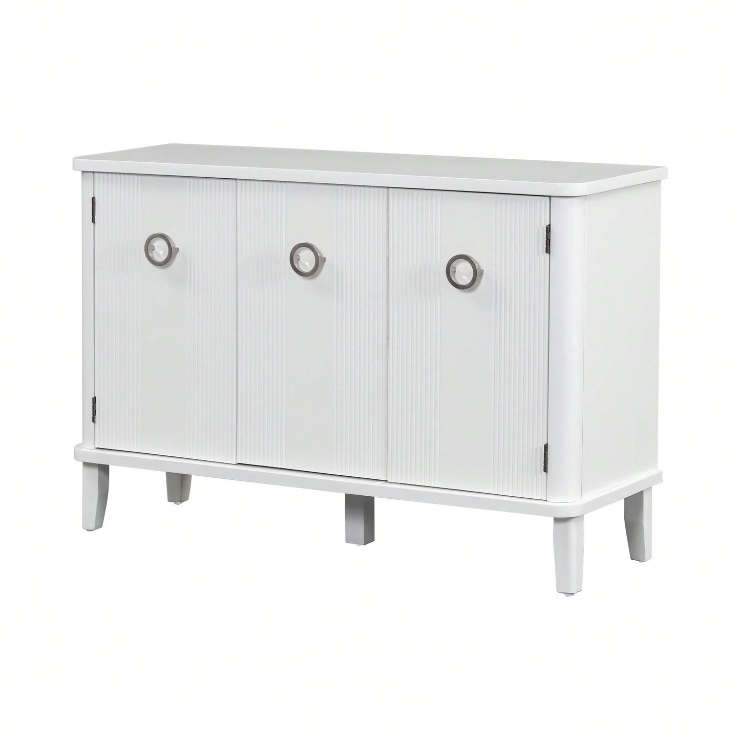 Atmospheric Solid Wood Veneer Cabinet With Three Acacia Doors Adjustable For Study Corridors And Entrances