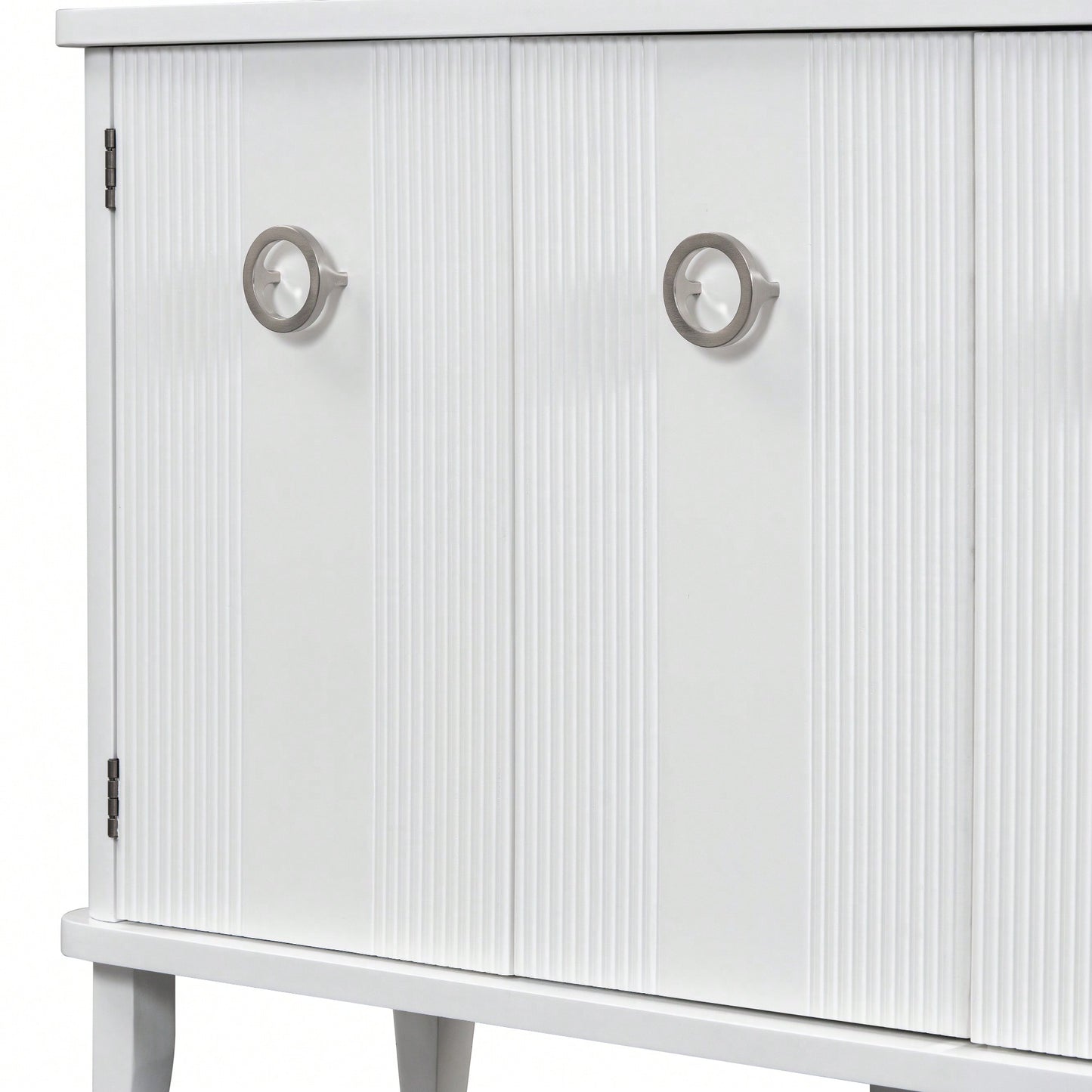 Atmospheric Solid Wood Veneer Cabinet With Three Acacia Doors Adjustable For Study Corridors And Entrances