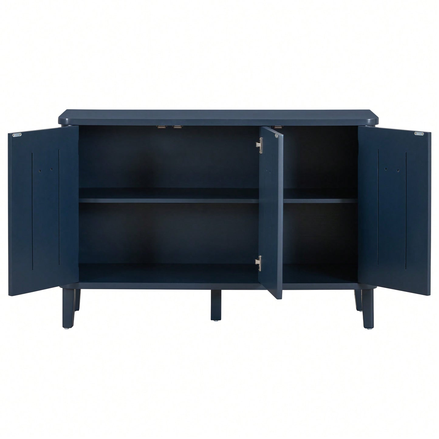 Atmospheric Solid Wood Veneer Cabinet With Three Acacia Doors Adjustable For Study Corridors And Entrances