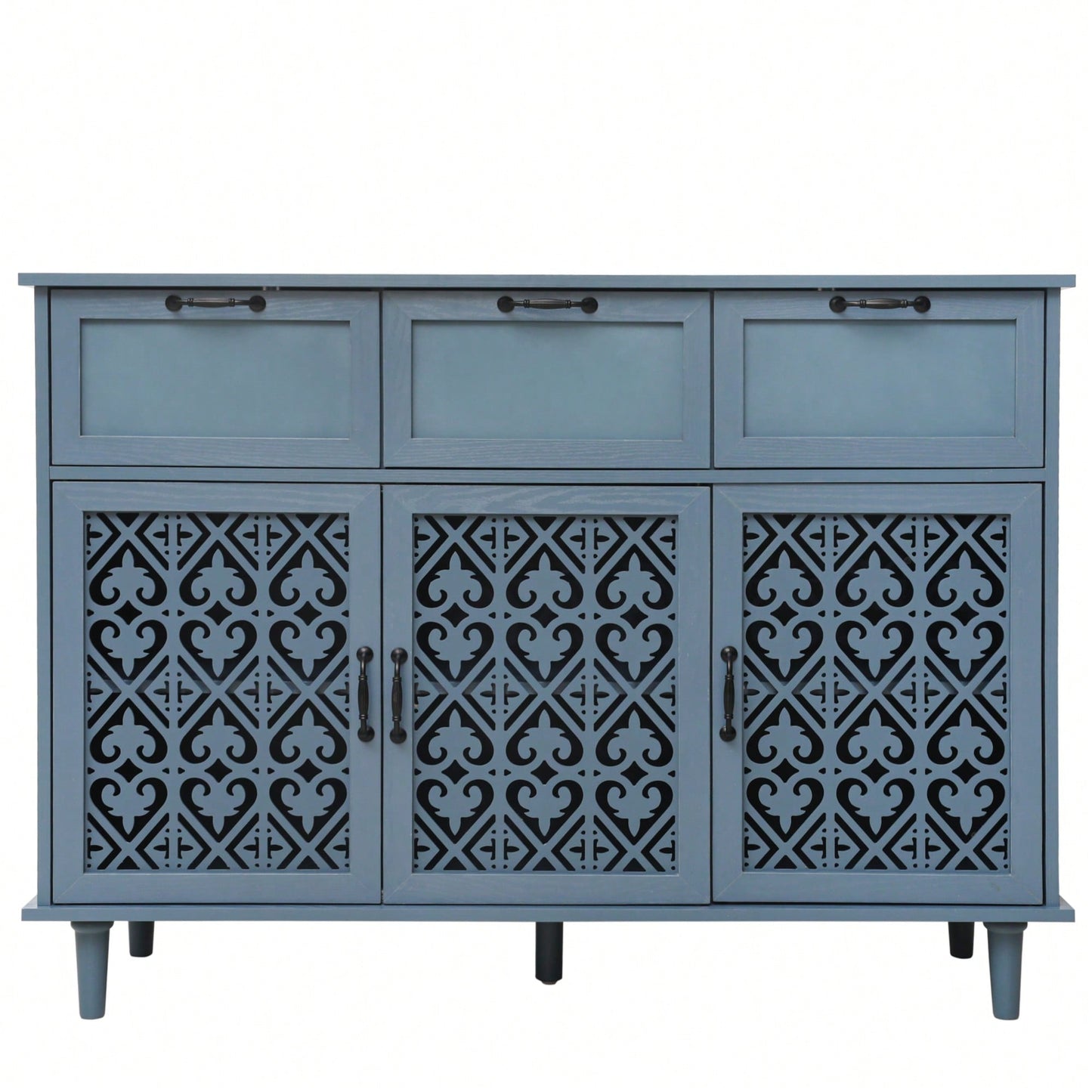 3 Door 3 Drawer Storage Cabinet For Bedroom Living Room And Study
