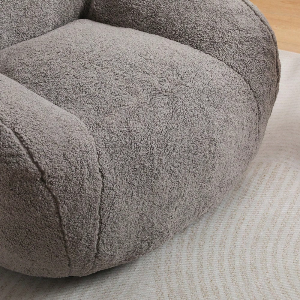 Giant Comfy Bean Bag Chair For Adults With Memory Foam Filler And Armrests - Spacious Design For Living Room And Bedroom