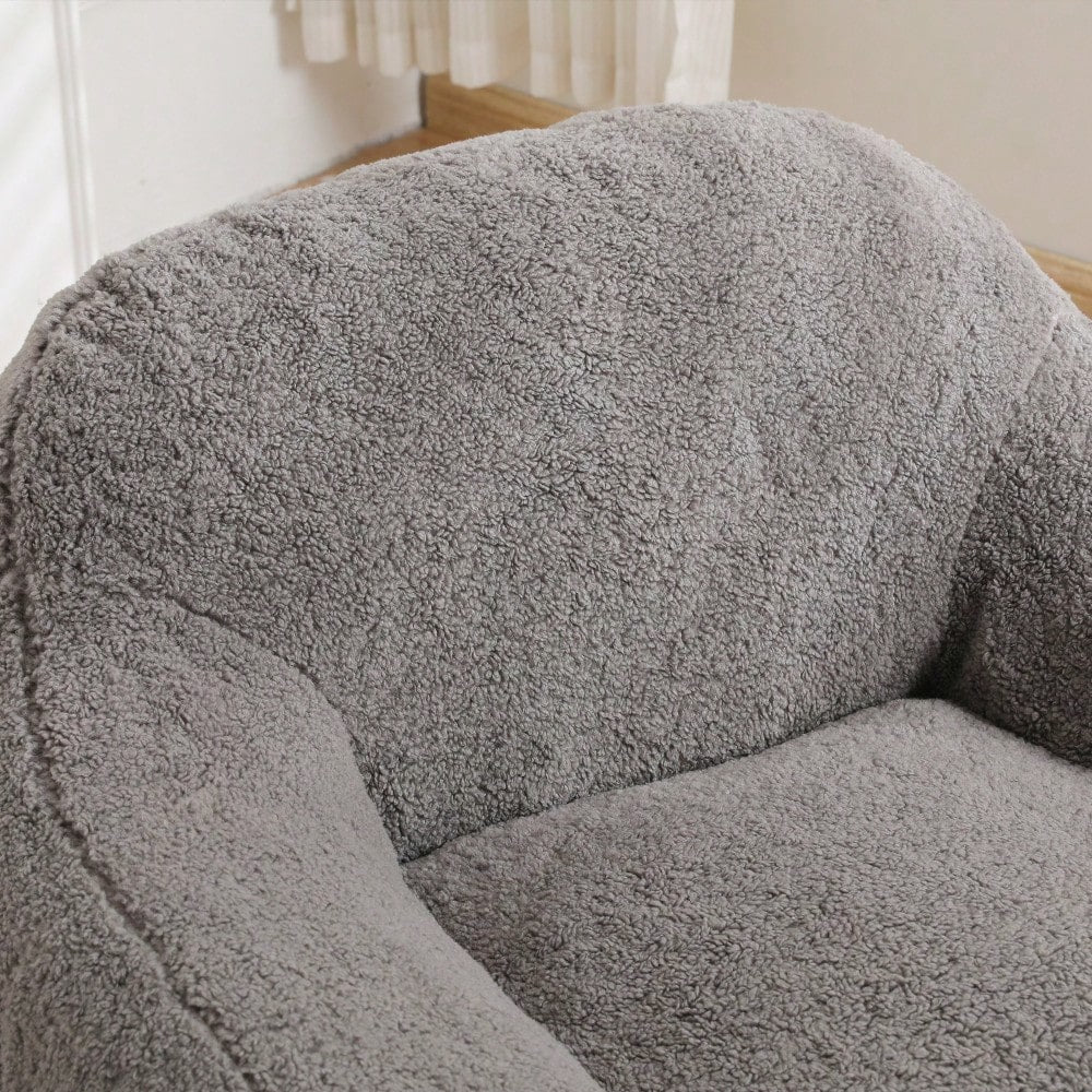 Giant Comfy Bean Bag Chair For Adults With Memory Foam Filler And Armrests - Spacious Design For Living Room And Bedroom