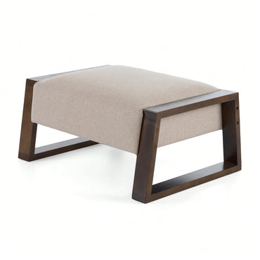Elegant Beige Ottoman For Modern Living Spaces