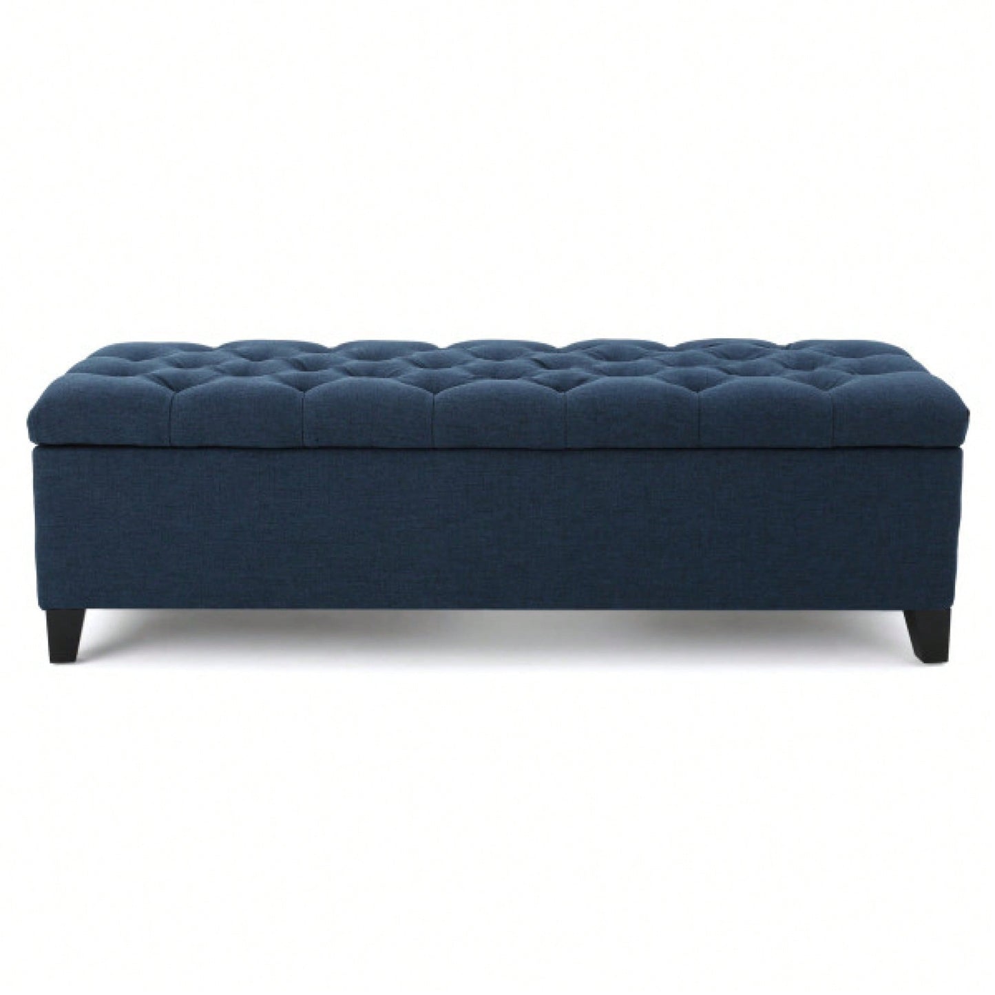 Versatile Storage Ottoman With Soft Upholstery And Stylish Design For Home Décor