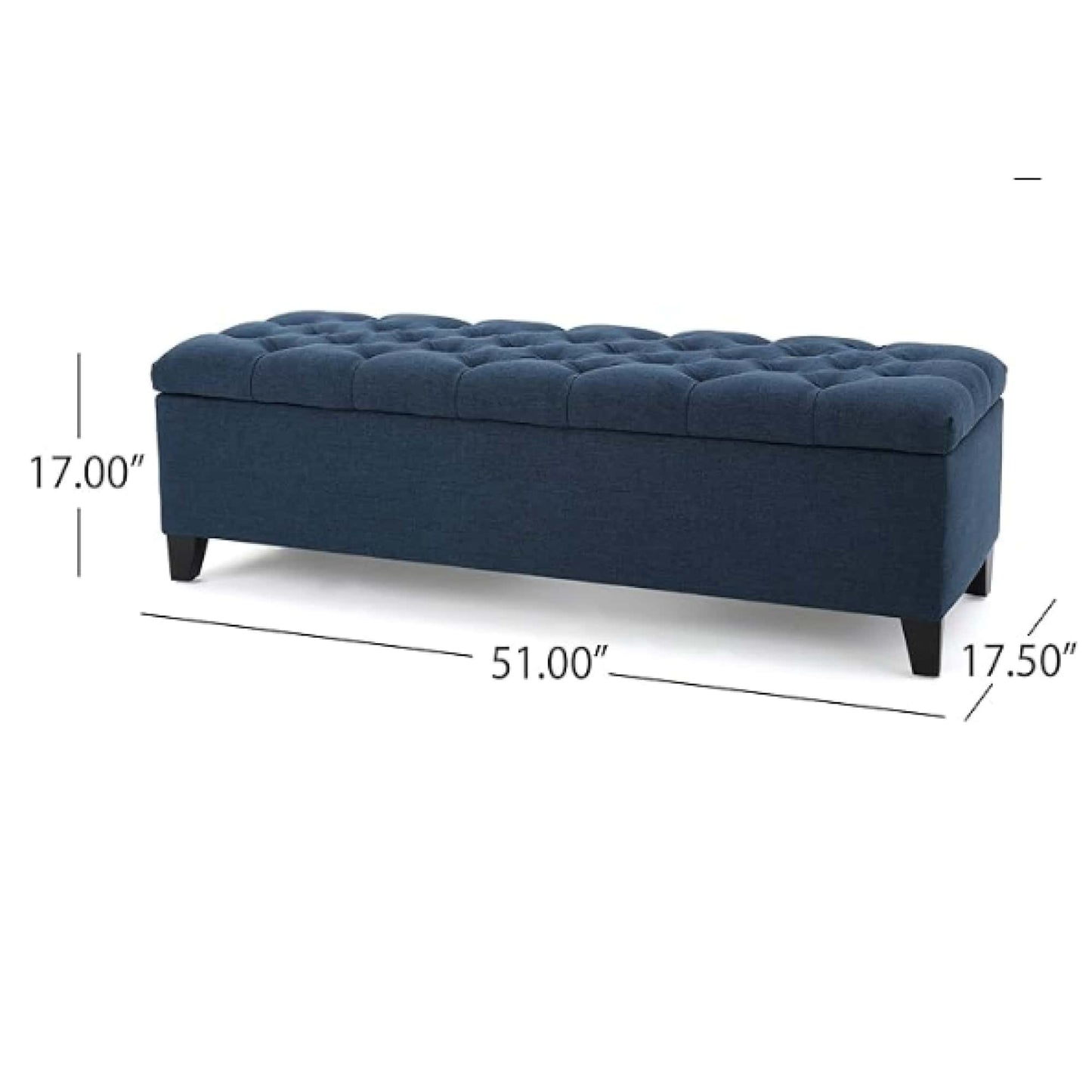 Versatile Storage Ottoman With Soft Upholstery And Stylish Design For Home Décor