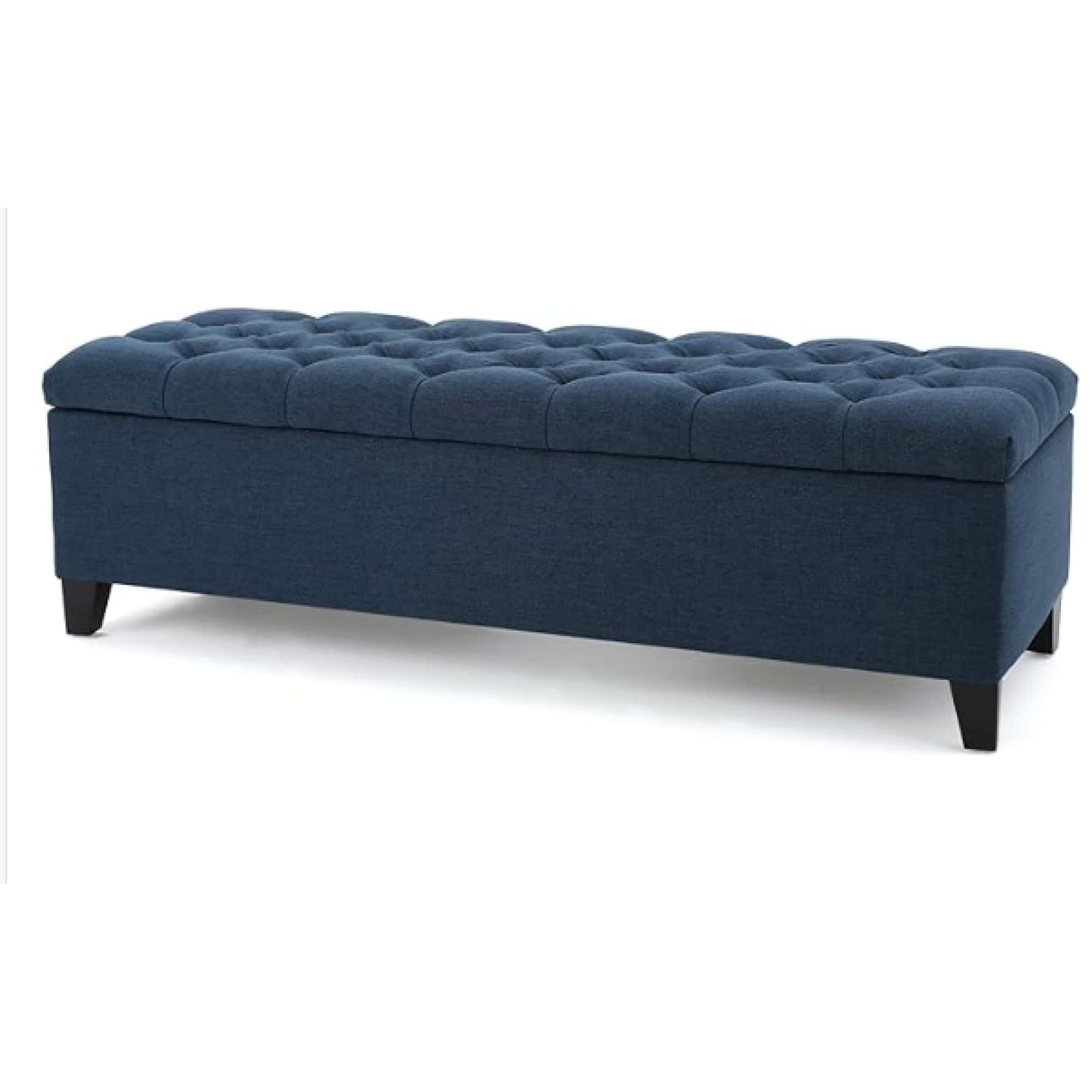 Versatile Storage Ottoman With Soft Upholstery And Stylish Design For Home Décor