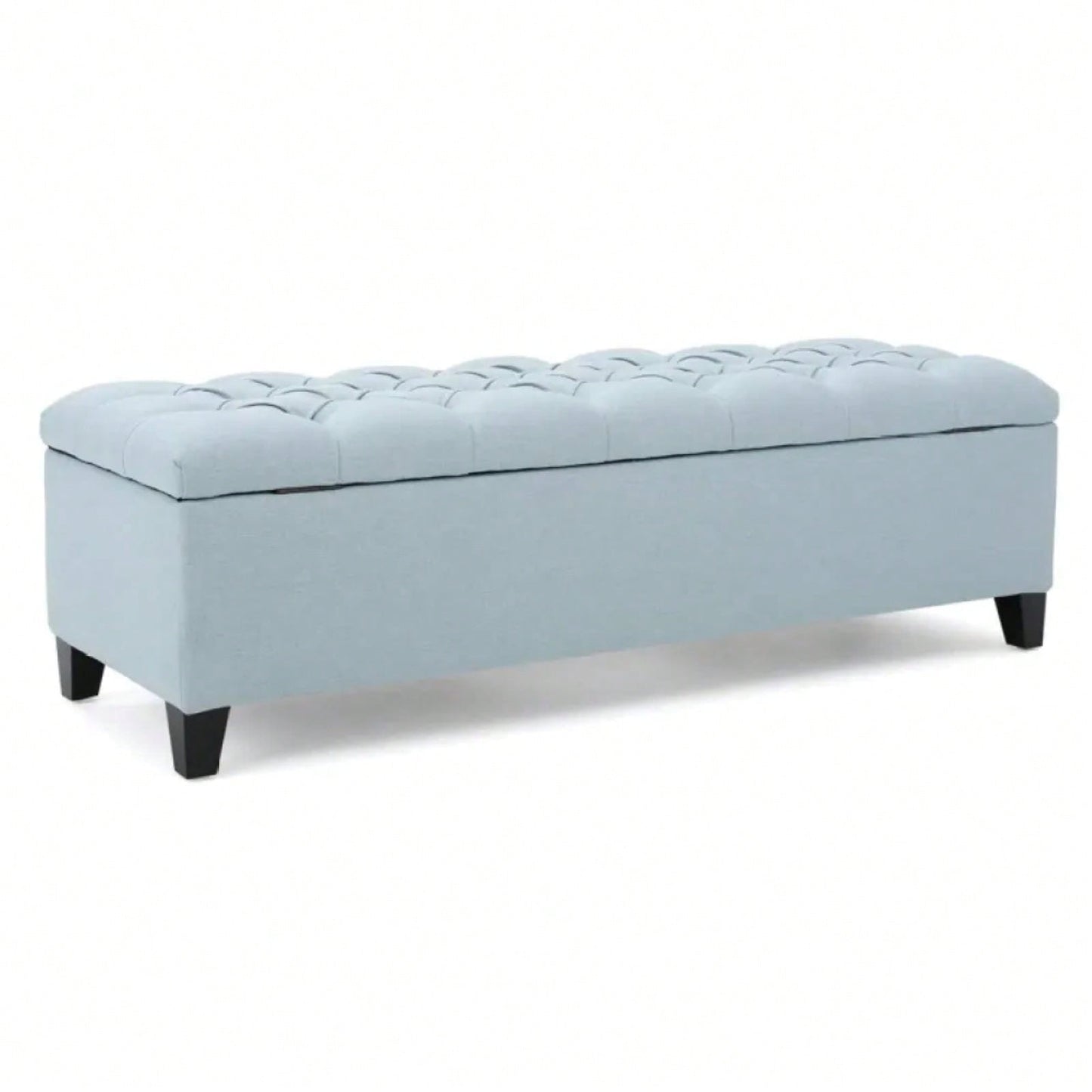 Versatile Storage Ottoman With Soft Upholstery And Stylish Design For Home Décor