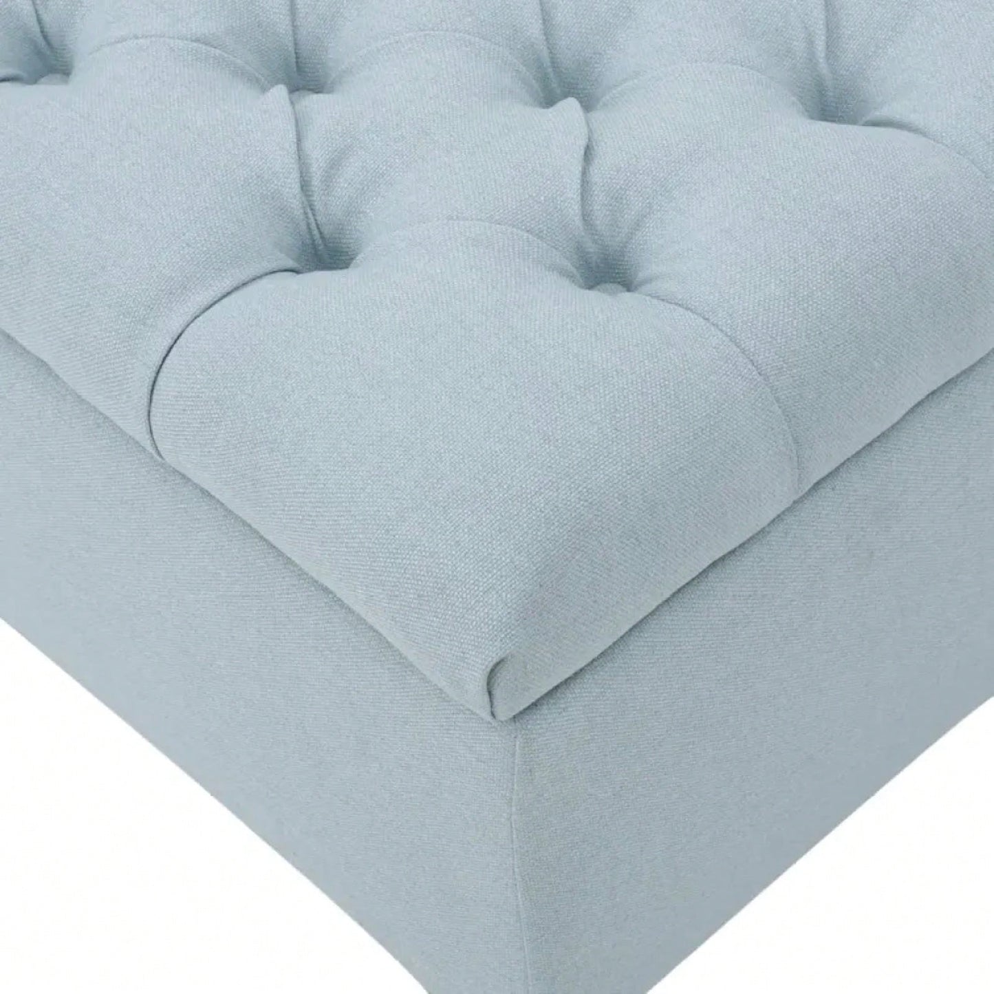 Versatile Storage Ottoman With Soft Upholstery And Stylish Design For Home Décor