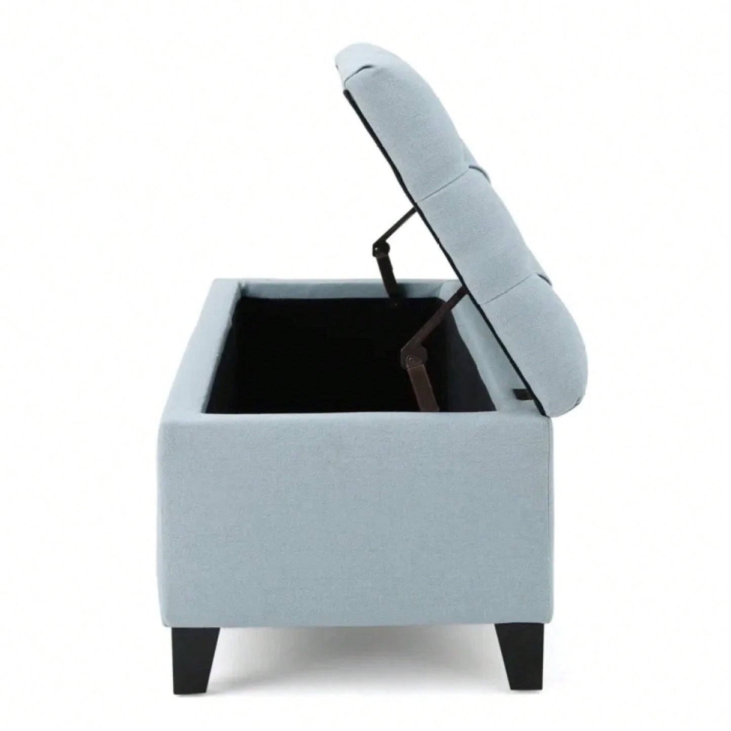 Versatile Storage Ottoman With Soft Upholstery And Stylish Design For Home Décor