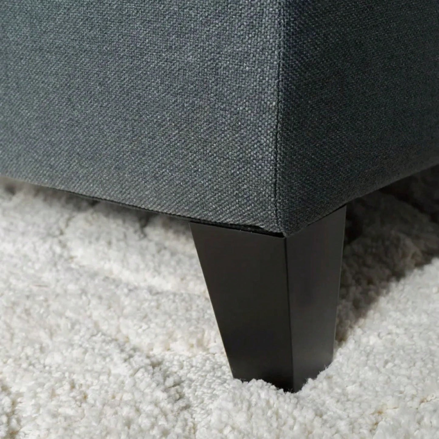 Versatile Storage Ottoman With Soft Upholstery And Stylish Design For Home Décor