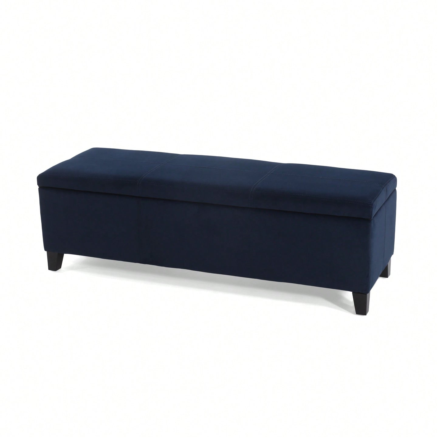 Versatile Storage Ottoman With Soft Upholstery And Stylish Design For Home Décor