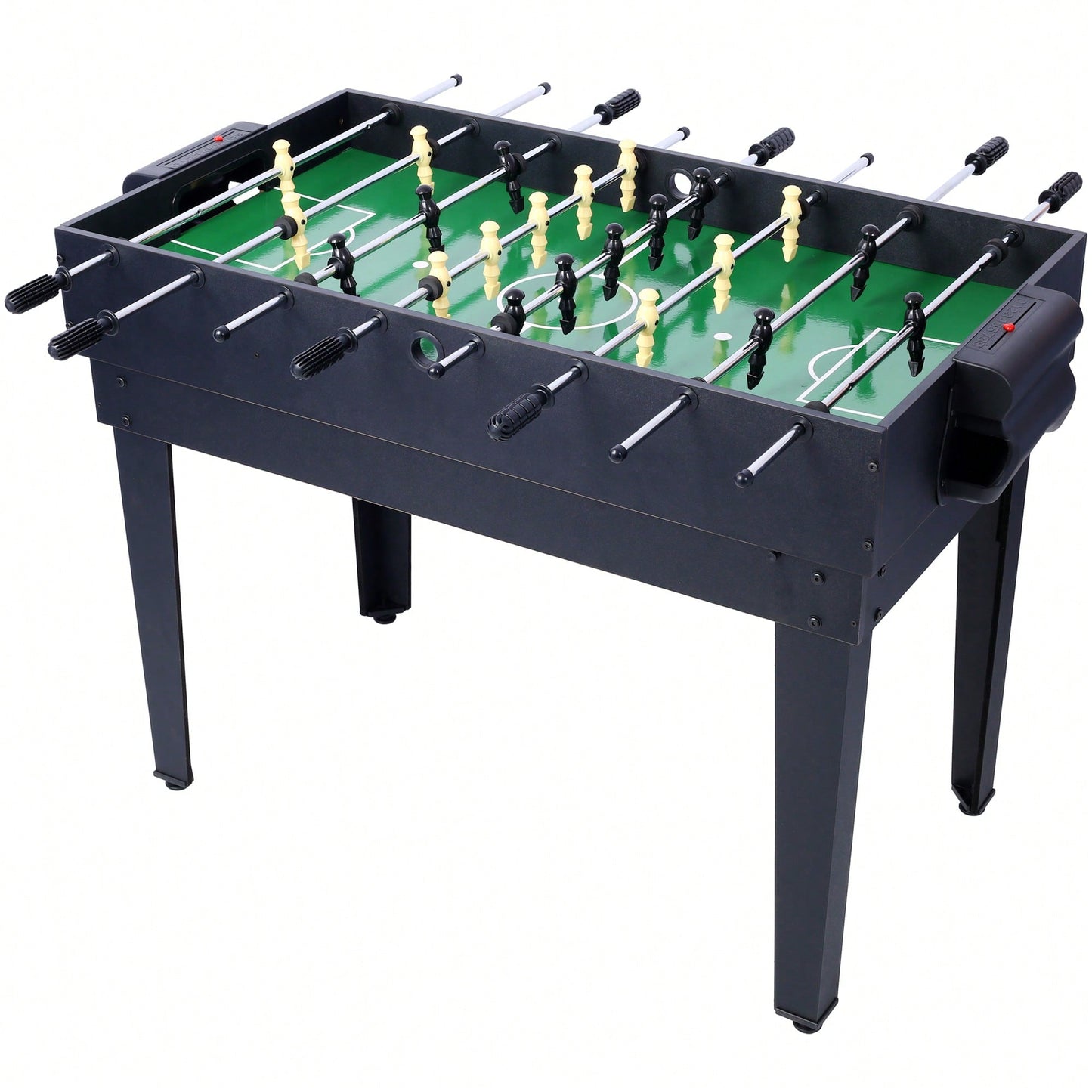 5-In-1 Multi-Game Table For Billiards, Air Hockey, Foosball, Ping Pong, And Basketball In Black And Blue