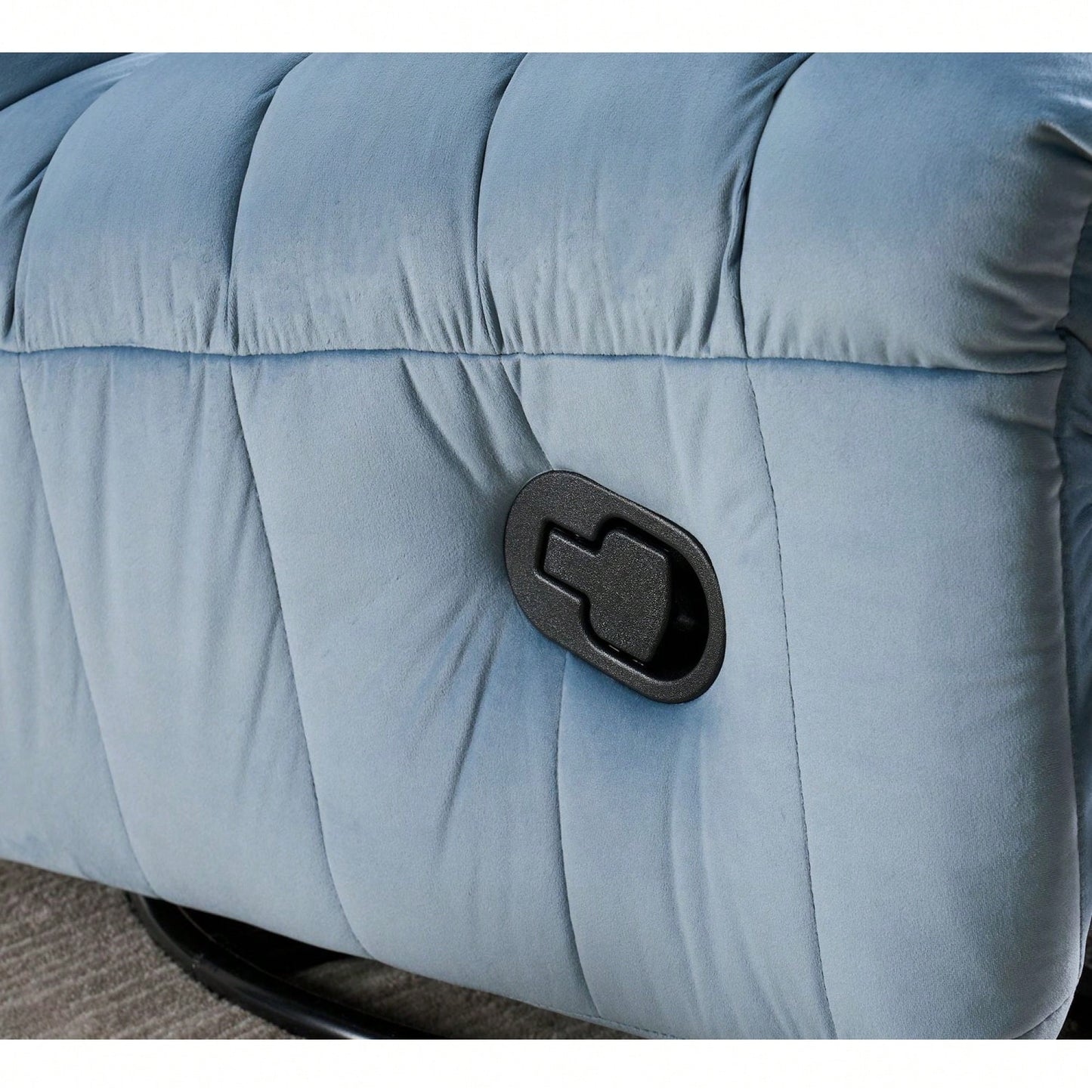 Modern Rotatable Lounge Chair With Side Pocket For Small Spaces - Upholstered Reading Chair For Leisure And Comfort