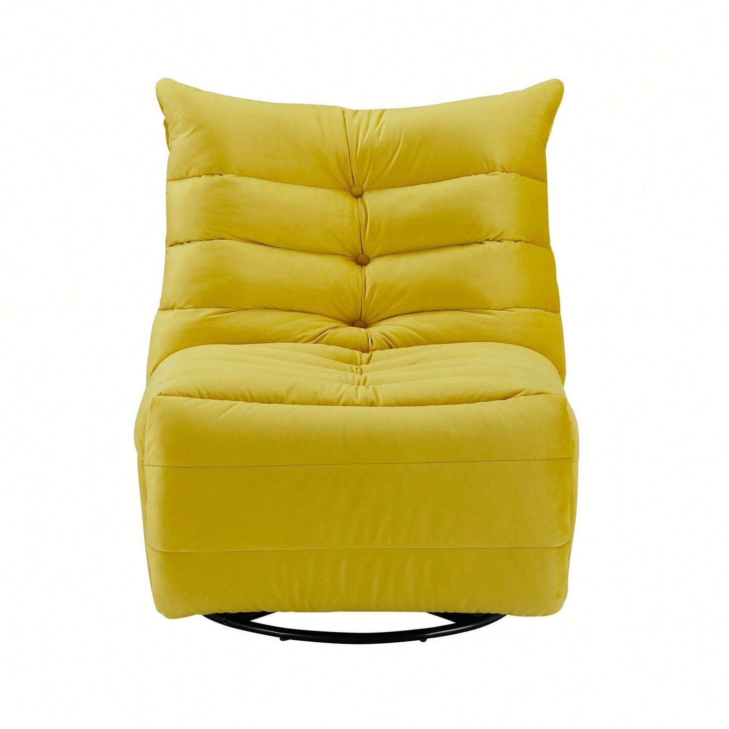 Modern Rotatable Lounge Chair With Side Pocket For Small Spaces - Upholstered Reading Chair For Leisure And Comfort