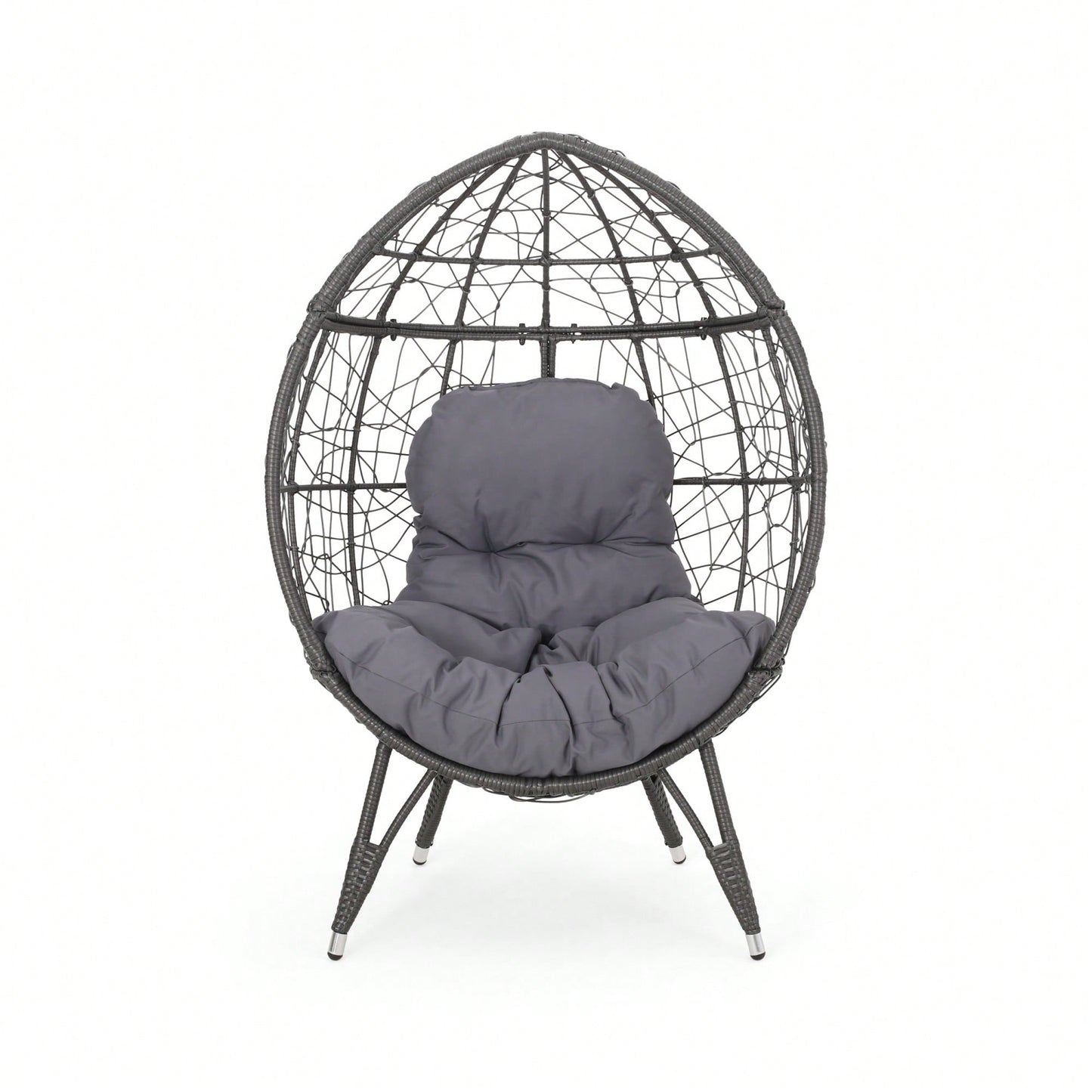 Elegant Teardrop Shaped Lounge Chair For Modern Home Decor