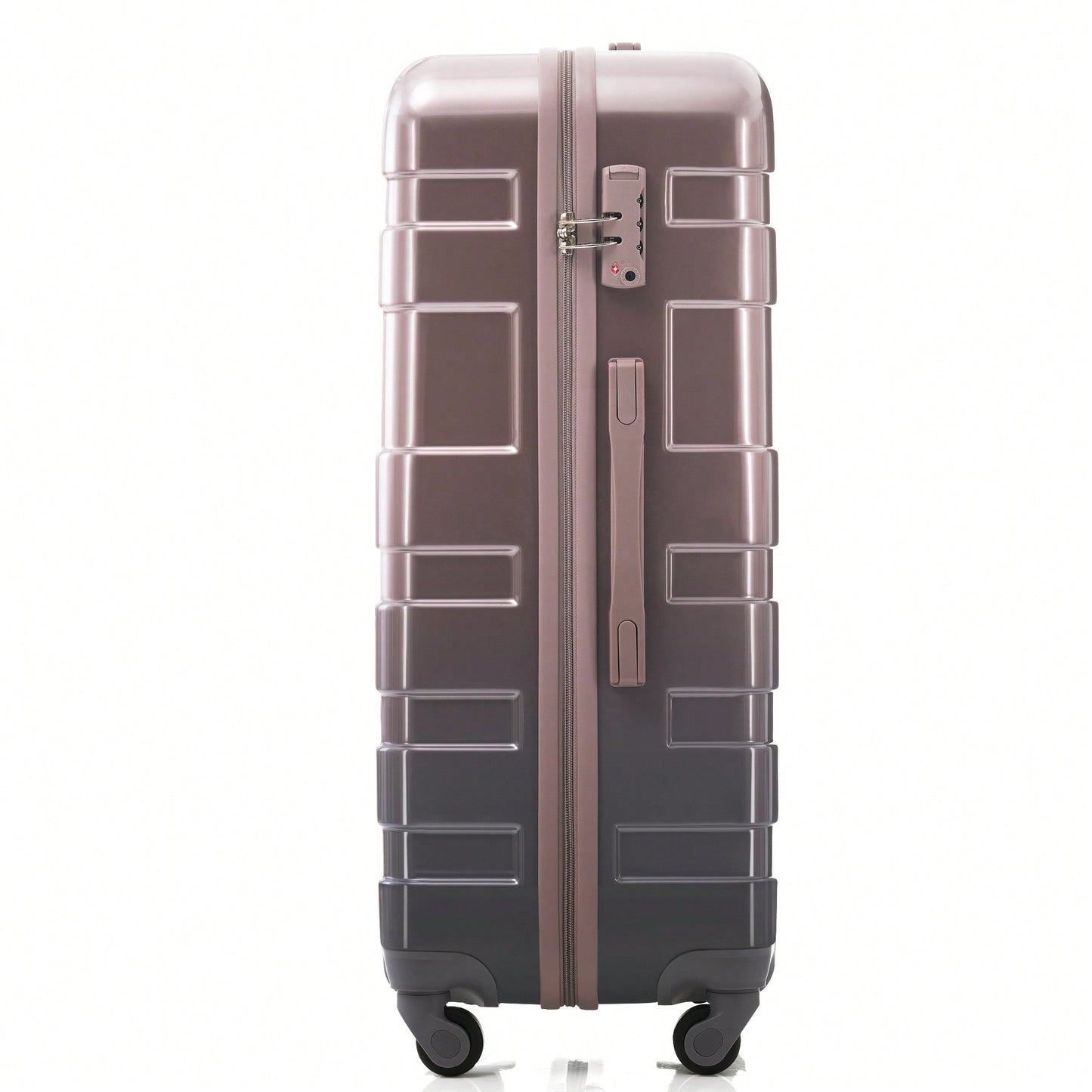 Lightweight Durable 3-Piece Hardshell Luggage Set With Spinner Wheels And TSA Lock 20'' 24'' 28'' Golden