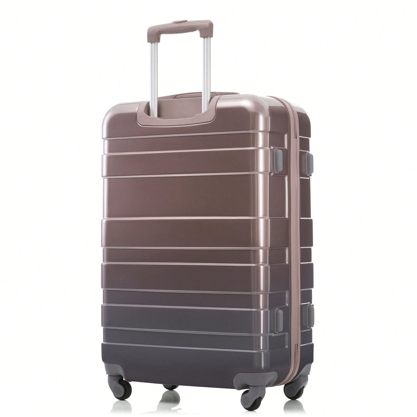 Lightweight Durable 3-Piece Hardshell Luggage Set With Spinner Wheels And TSA Lock 20'' 24'' 28'' Golden