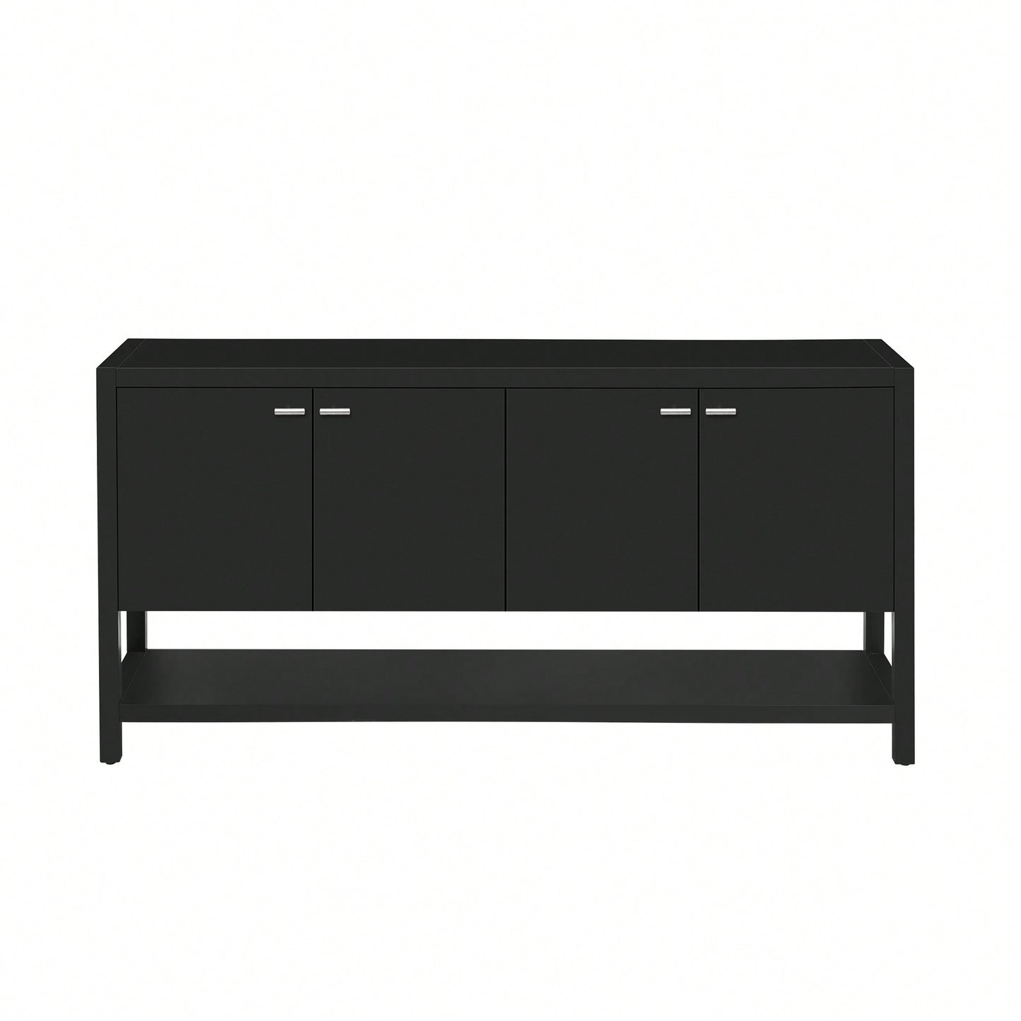 Stylish Functional Entryway Console Table With Spacious Storage Ideal For Study Entrance And Living Room Use