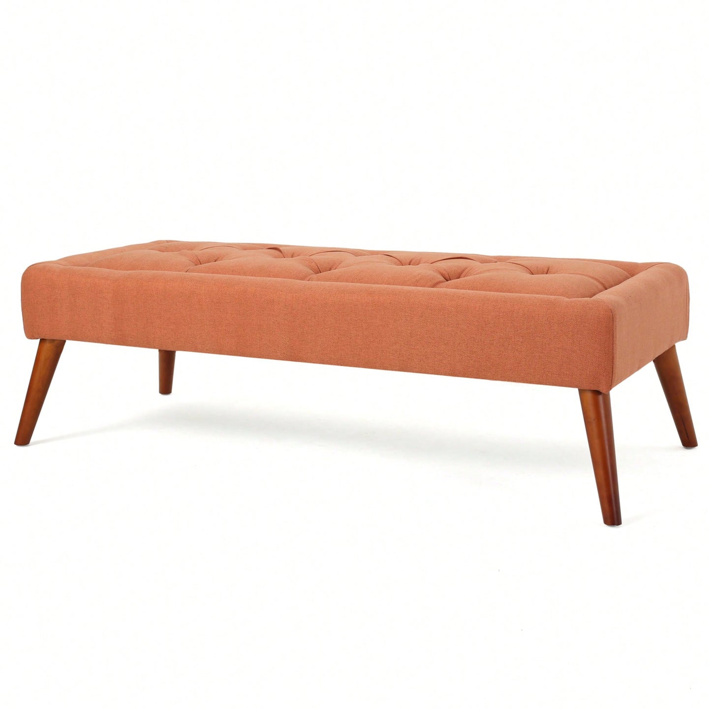 Elegant Tufted Top Ottoman For Stylish Home Decor And Versatile Seating