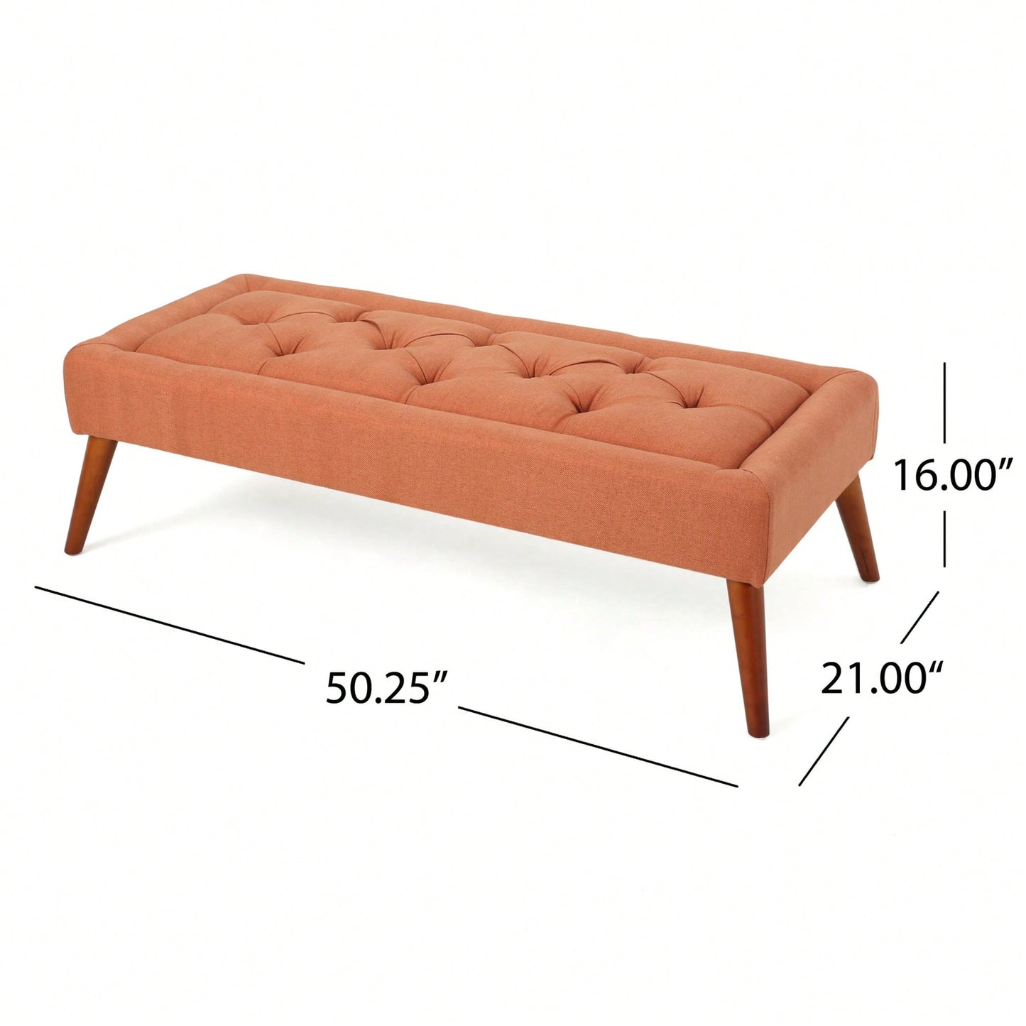 Elegant Tufted Top Ottoman For Stylish Home Decor And Versatile Seating