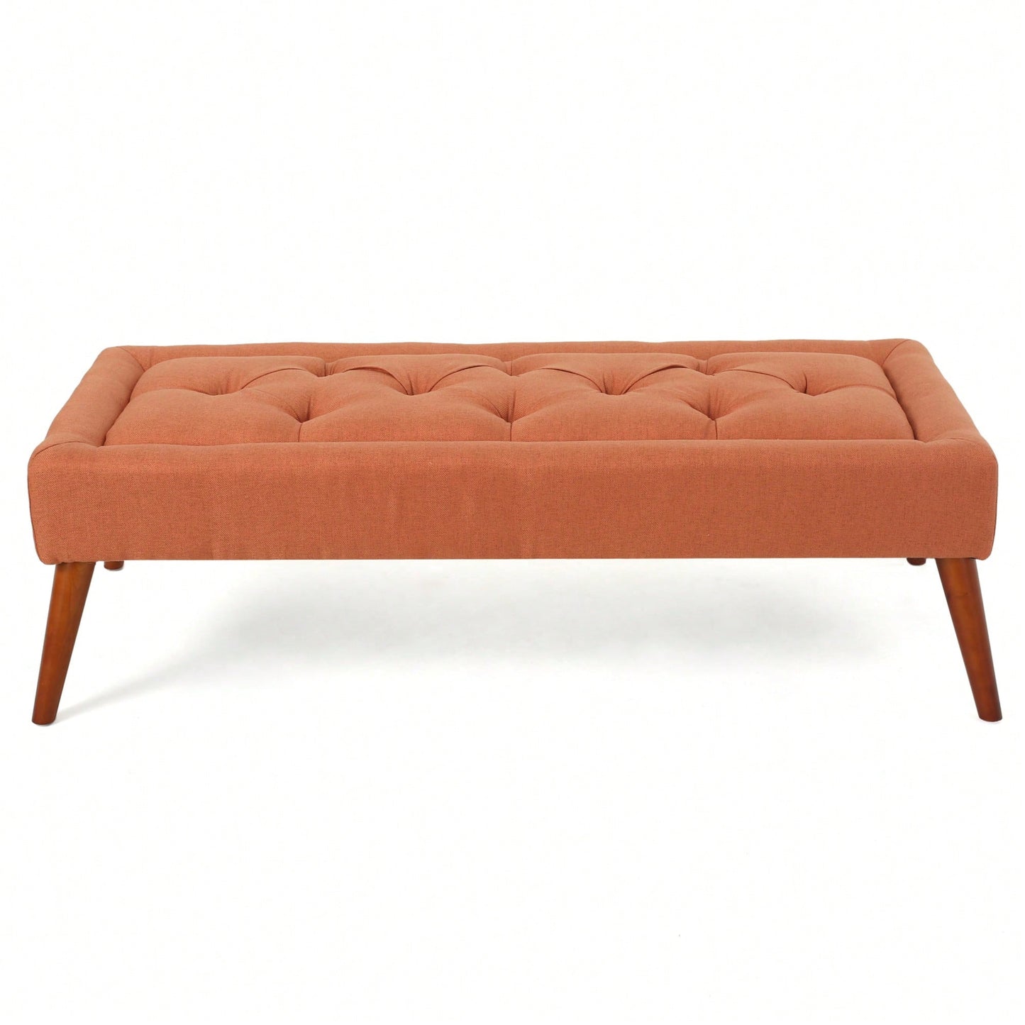 Elegant Tufted Top Ottoman For Stylish Home Decor And Versatile Seating