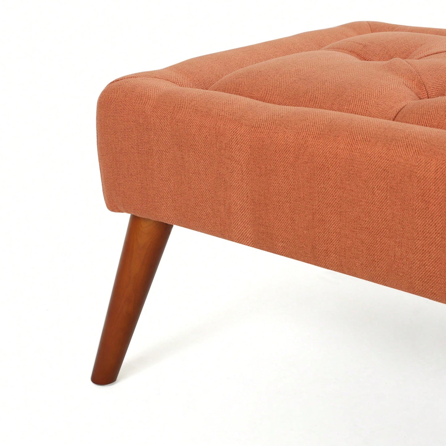 Elegant Tufted Top Ottoman For Stylish Home Decor And Versatile Seating