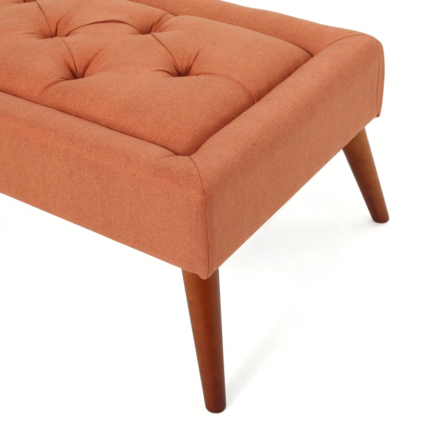 Elegant Tufted Top Ottoman For Stylish Home Decor And Versatile Seating