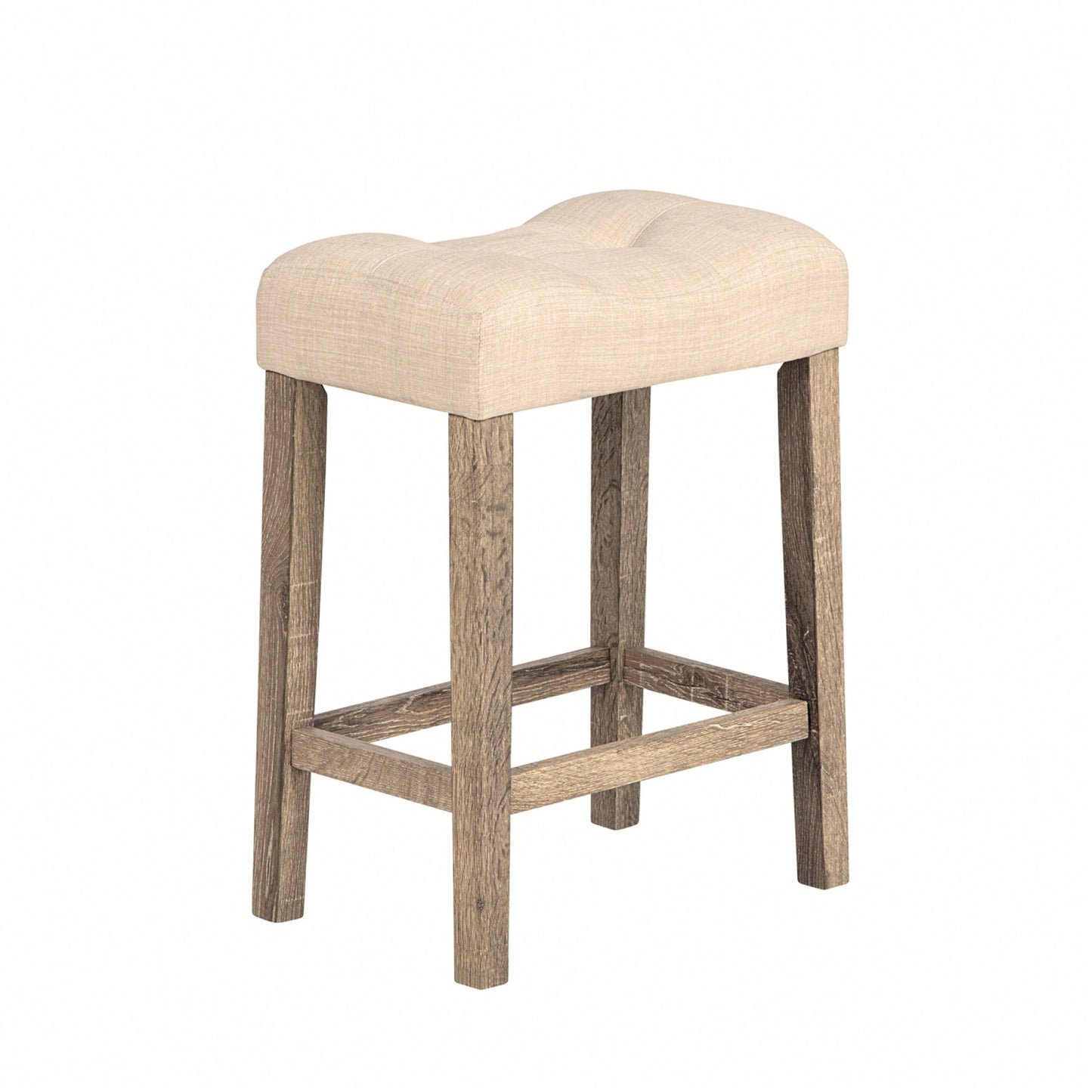 4-Piece Brown Bar Table Set With Power Outlet And 3 Padded Stools For Dining Room, Living Room And Game Room