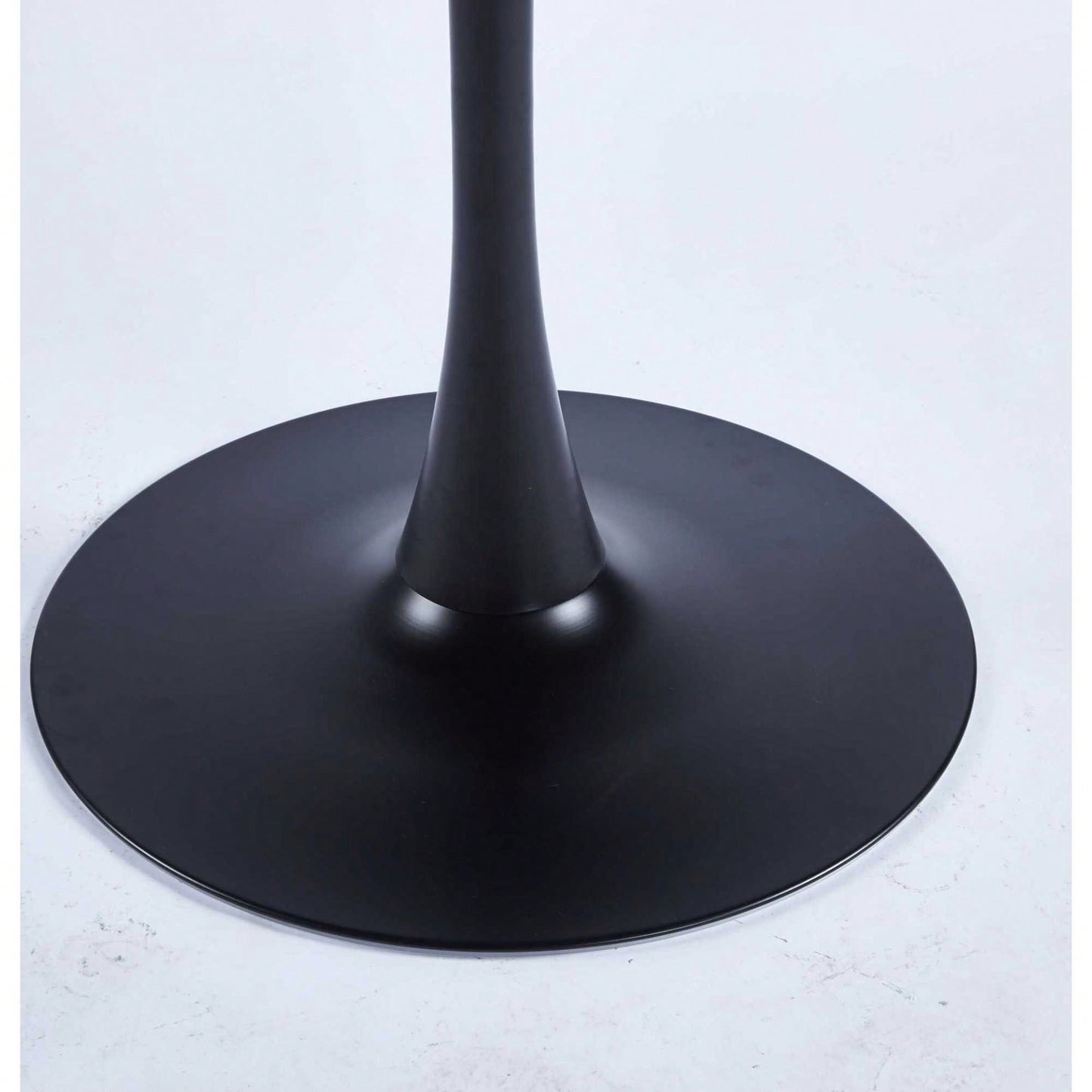 31.5 Inch Modern Black MDF Dining Table For Kitchen And Executive Use