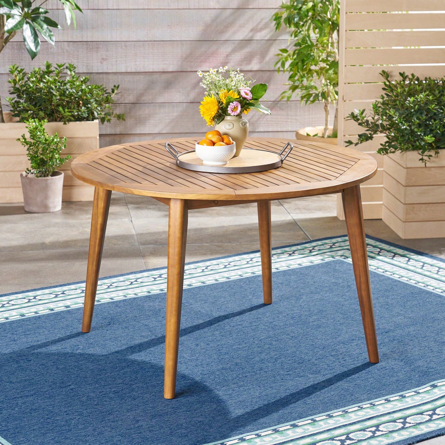 Acacia Elegance The STAMFORD 47 Dining Table