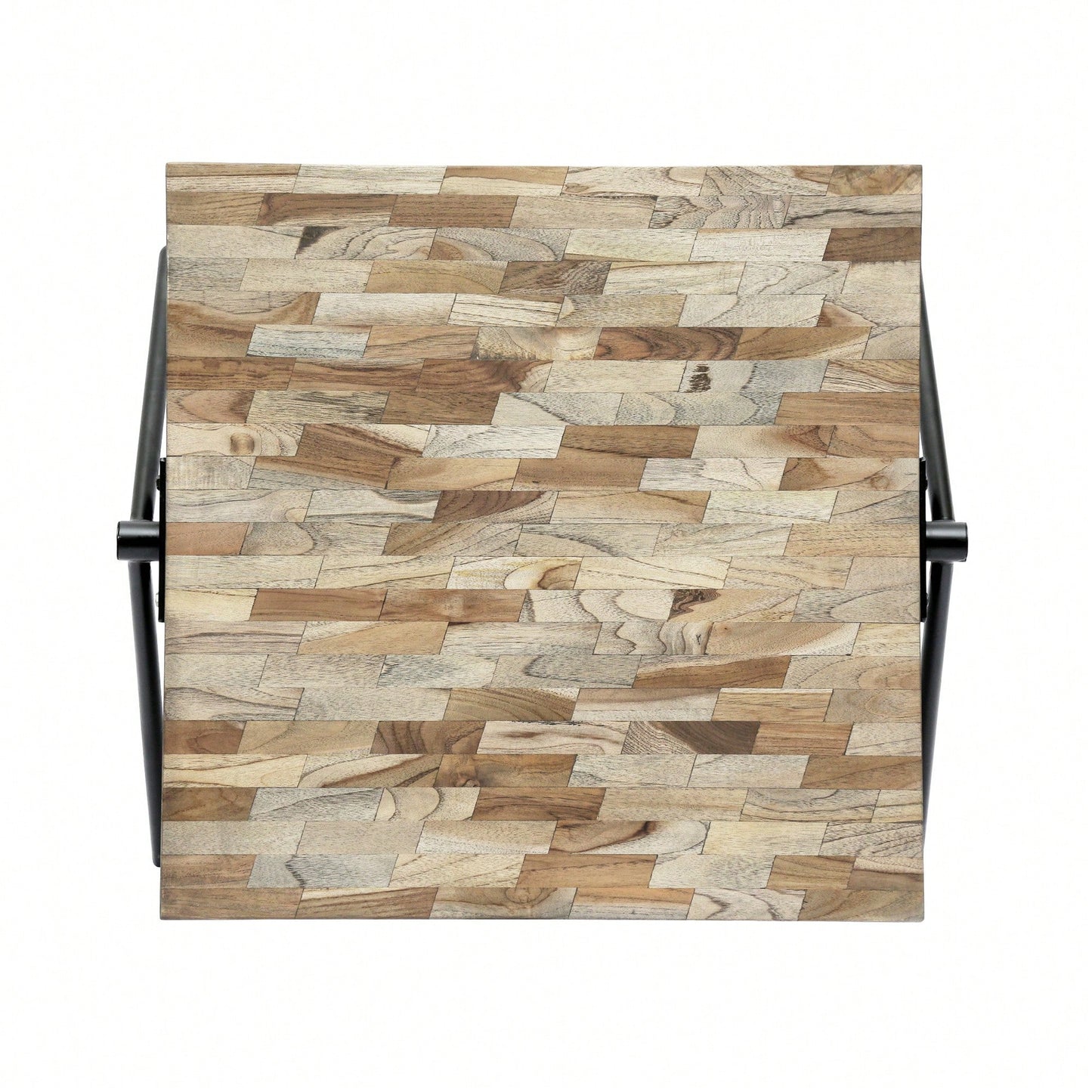 Rustic Mango Wood Coffee Table With Natural Finish For Living Room Decor