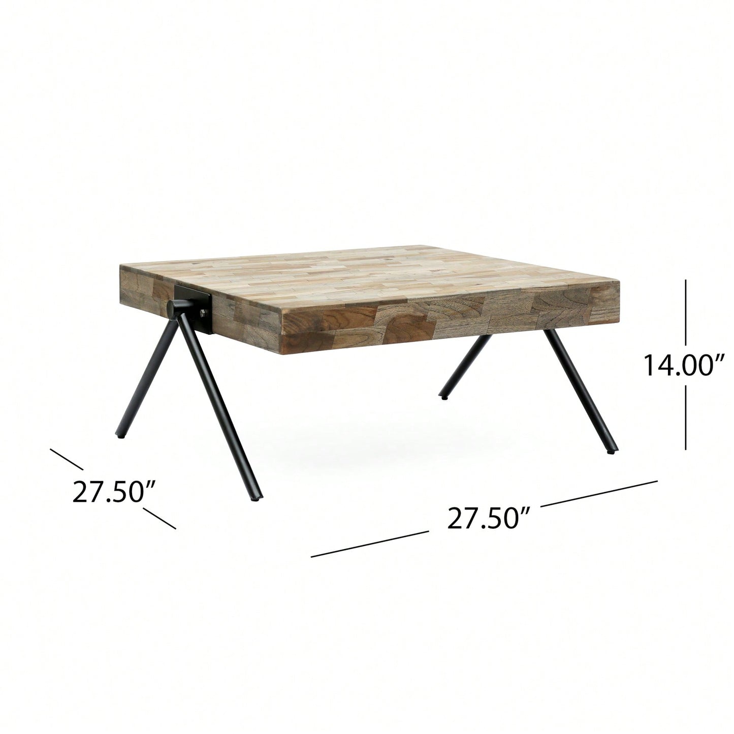Rustic Mango Wood Coffee Table With Natural Finish For Living Room Decor