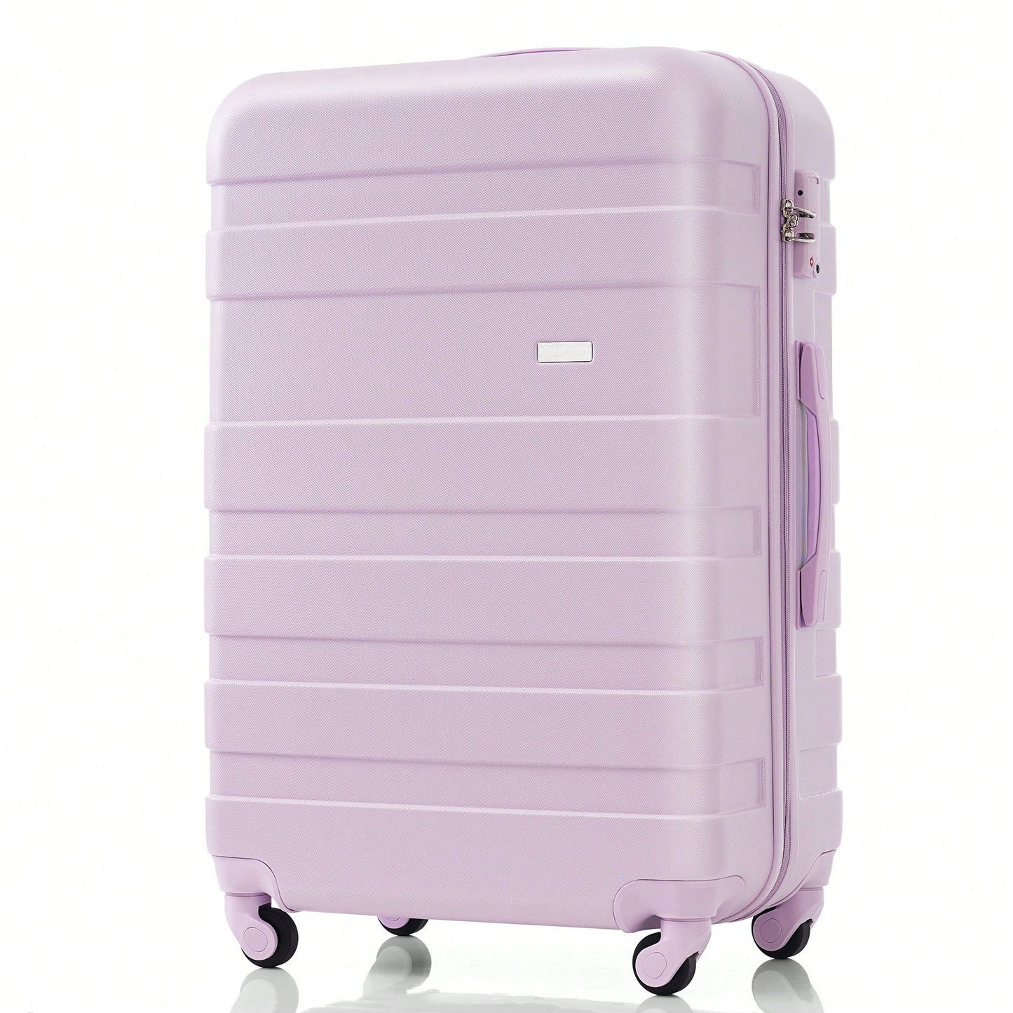 Lightweight Durable ABS Hardshell 3-Piece Luggage Set With Spinner Wheels And TSA Lock In Blue And Black - 20'', 24'', 28'' Sizes