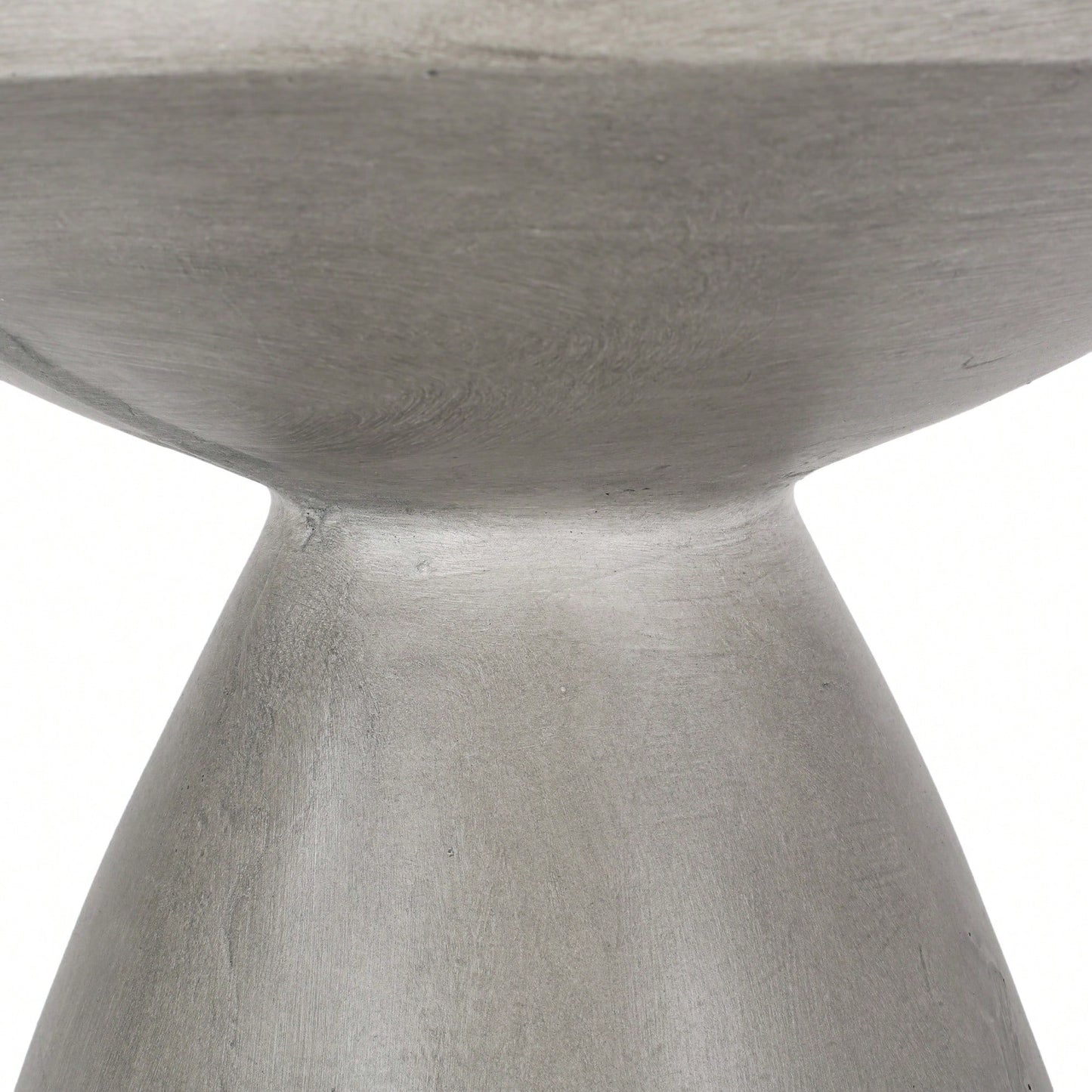 Lightweight Outdoor Concrete Side Table For Patio And Garden