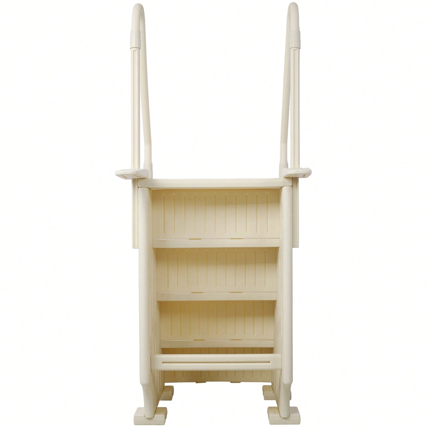 Heavy-Duty 4-Step Safety Pool Ladder With Handrails For Above Ground Pools Supports 400lbs