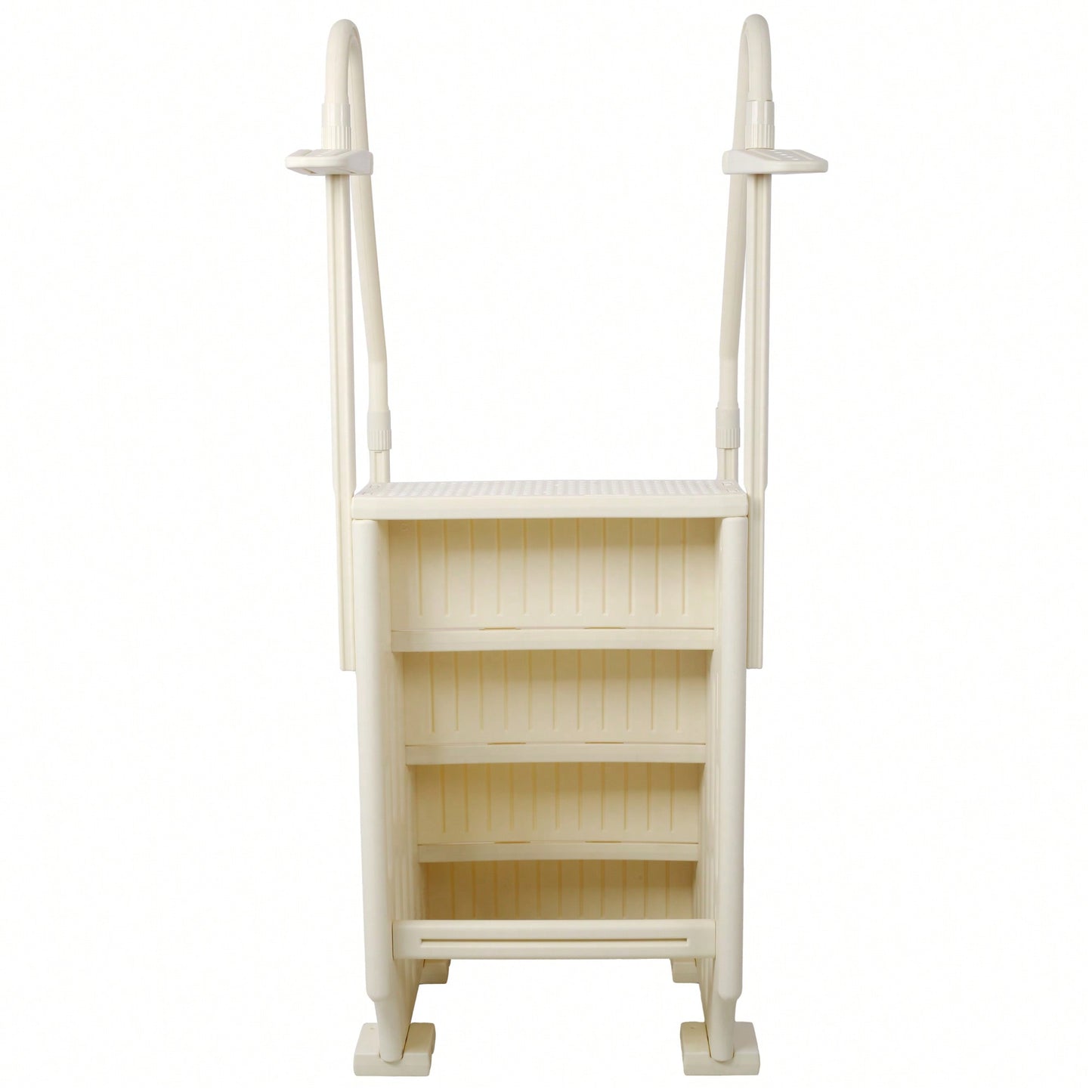 Heavy-Duty 4-Step Safety Pool Ladder With Handrails For Above Ground Pools Supports 400lbs