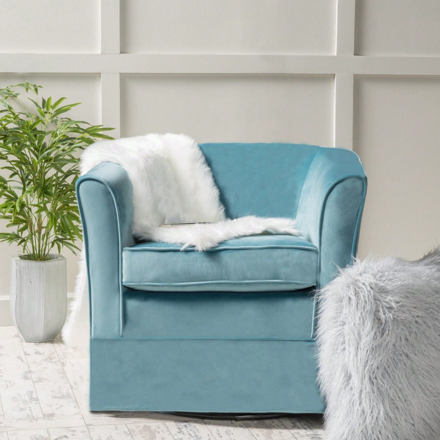 Versatile Swivel Chair With Removable Cover For Easy Cleaning And Stylish Comfort