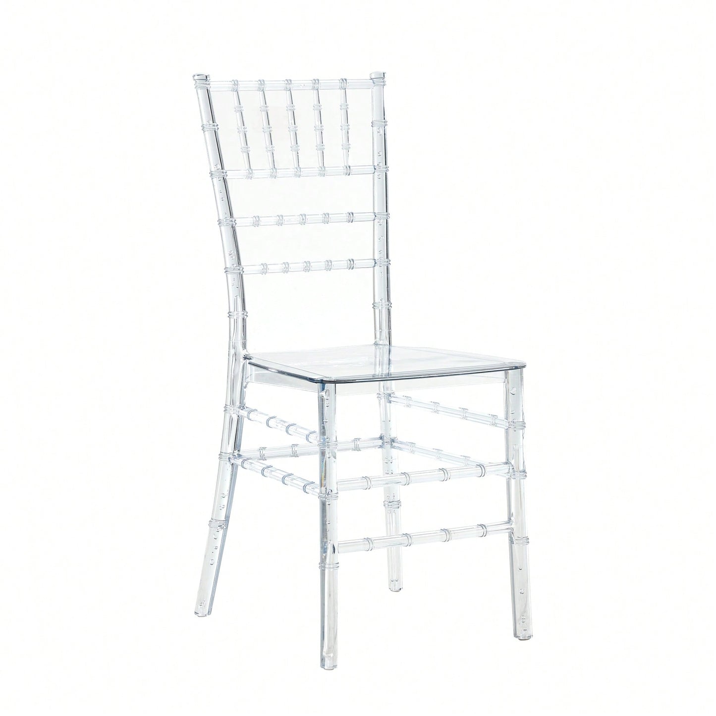 Elegant Transparent Bamboo Chair For Weddings And Parties