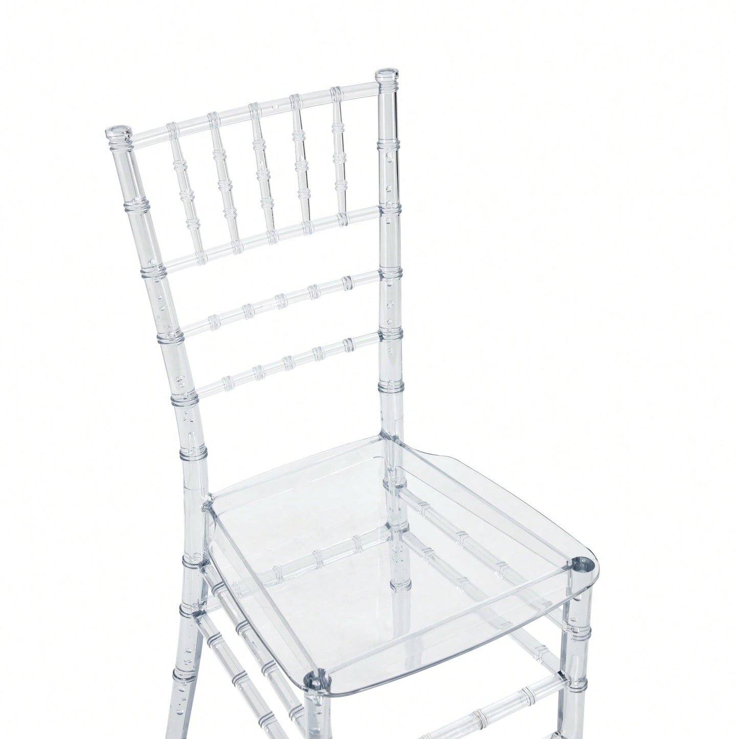 Elegant Transparent Bamboo Chair For Weddings And Parties
