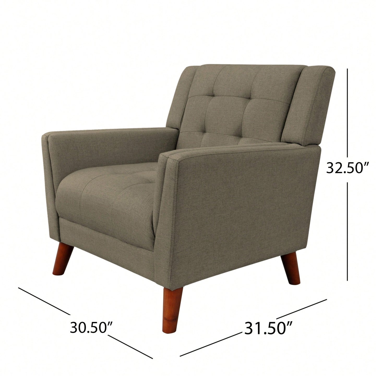 Stylish Mid-Century Armchair For Living Room Or Office Decor