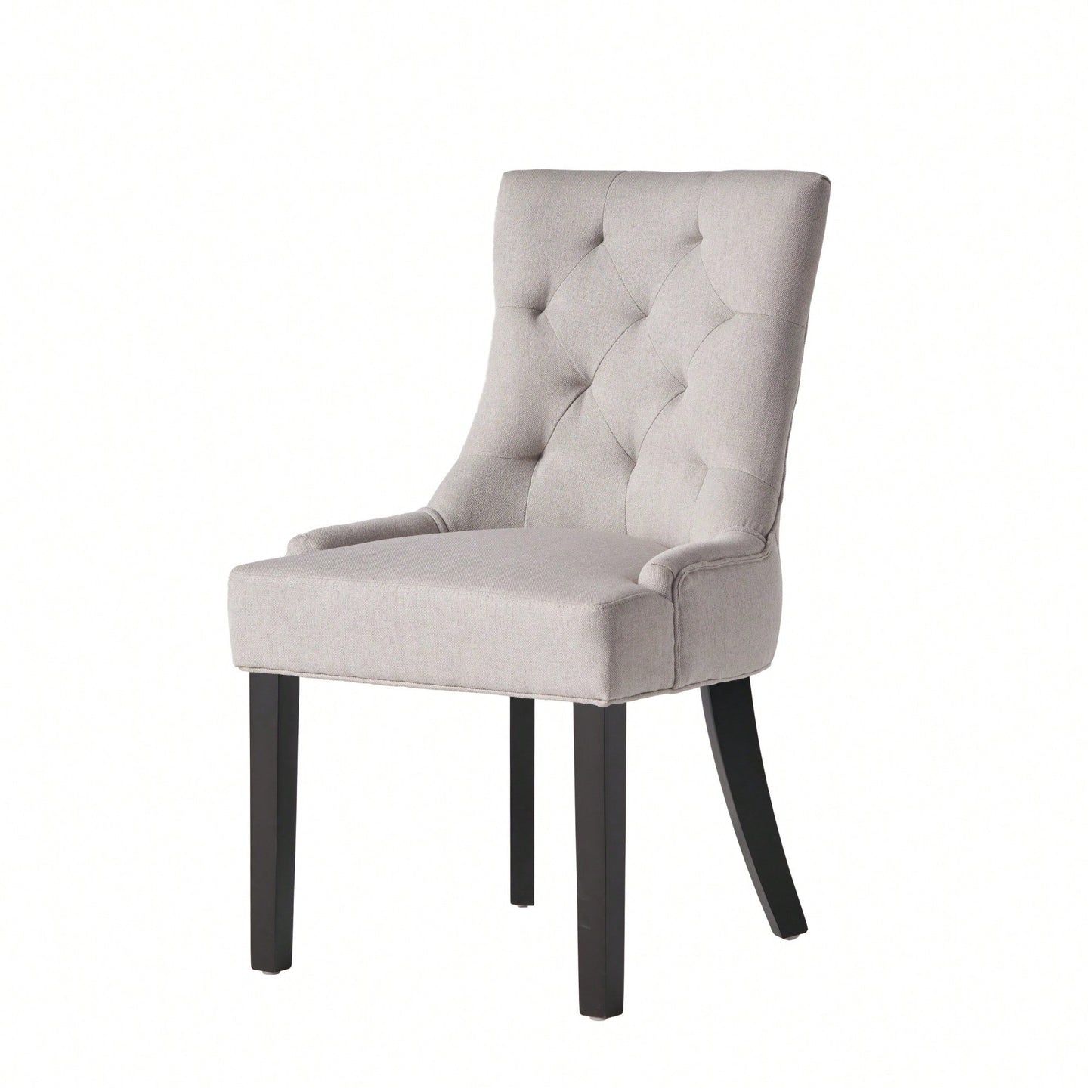 Set Of 2 Stylish Modern Dining Chair With Comfortable Upholstery And Sleek Design