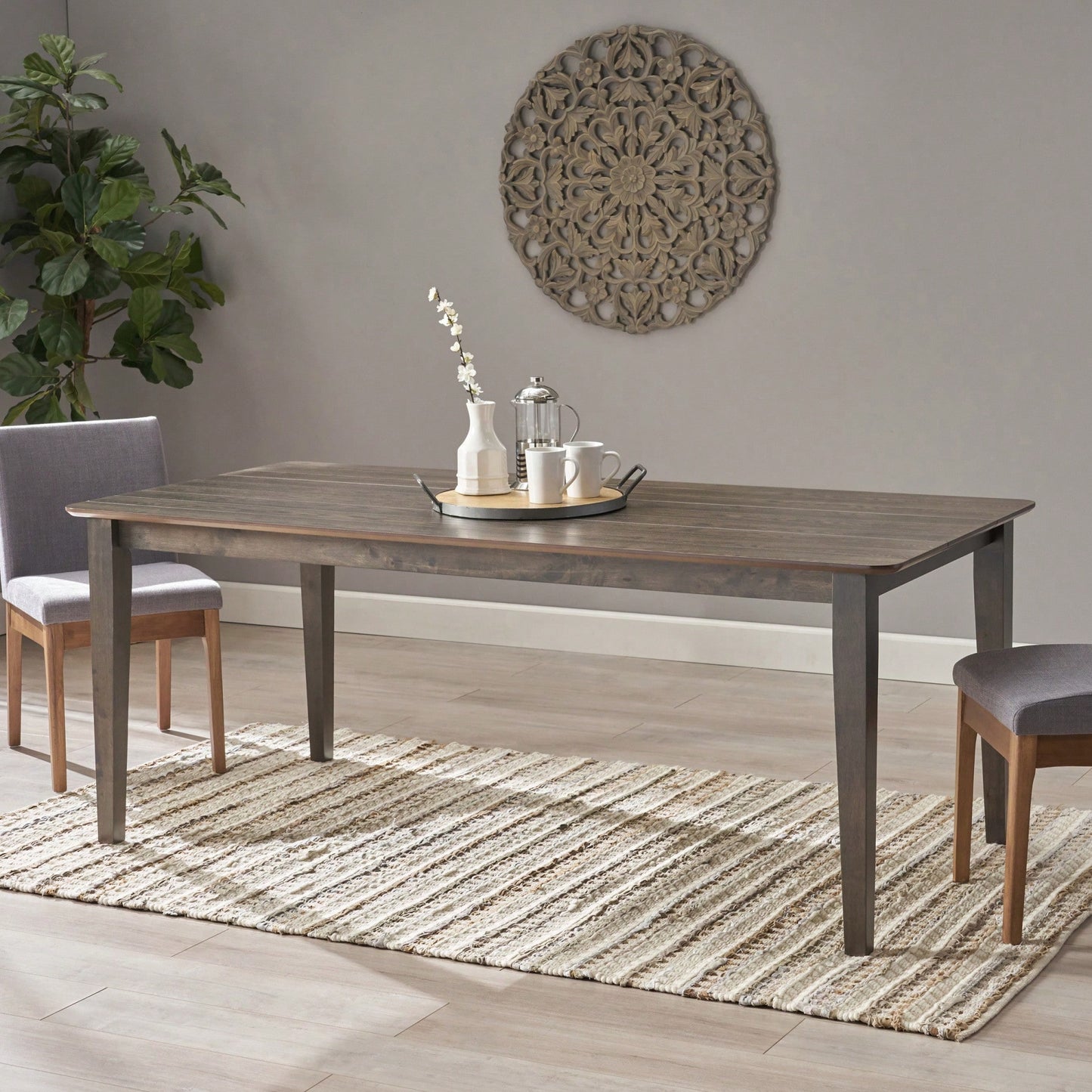 Square Leg Dining Table For Modern Home Decor And Stylish Entertaining