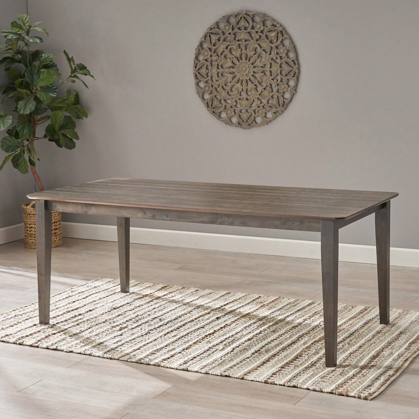 Square Leg Dining Table For Modern Home Decor And Stylish Entertaining
