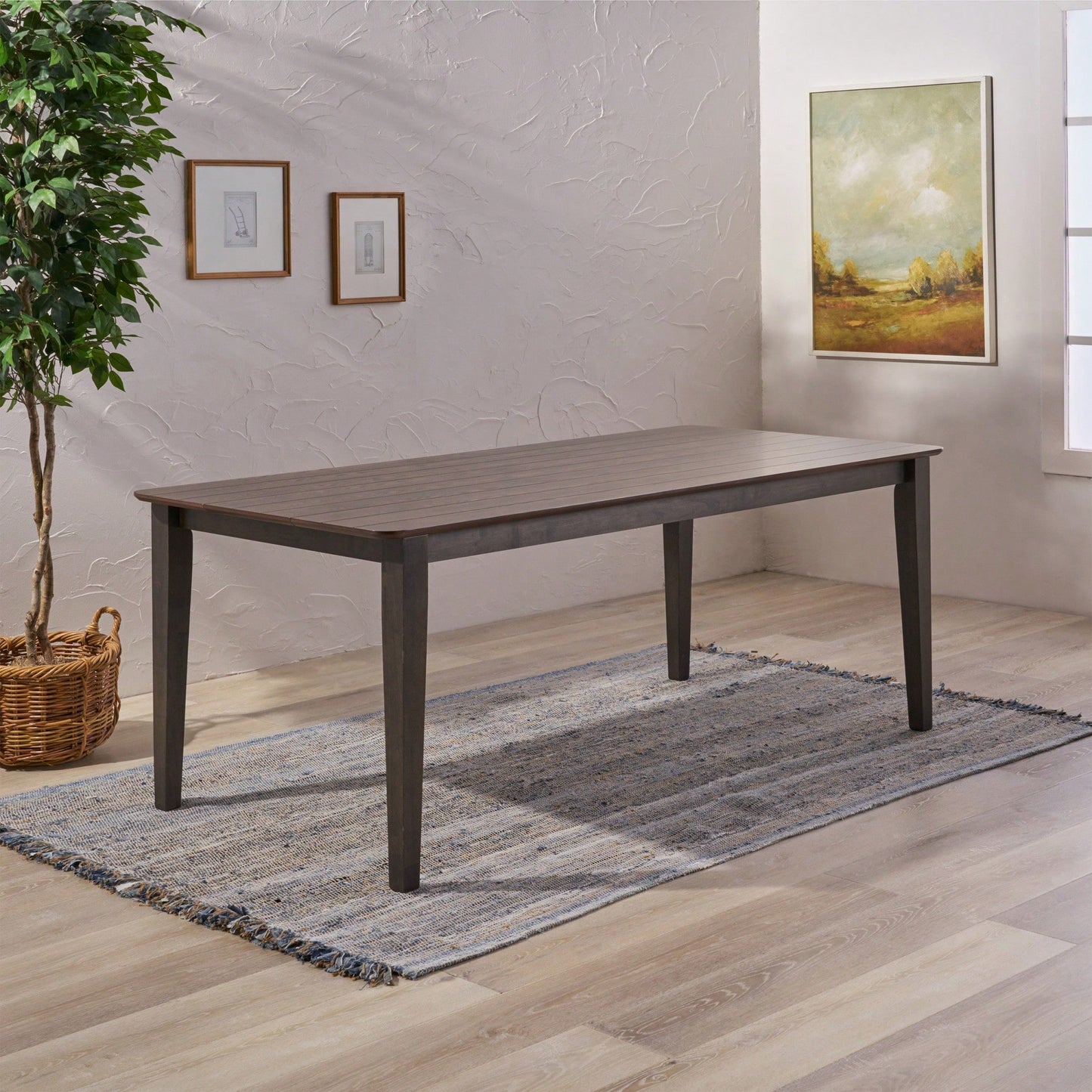 Square Leg Dining Table For Modern Home Decor And Stylish Entertaining