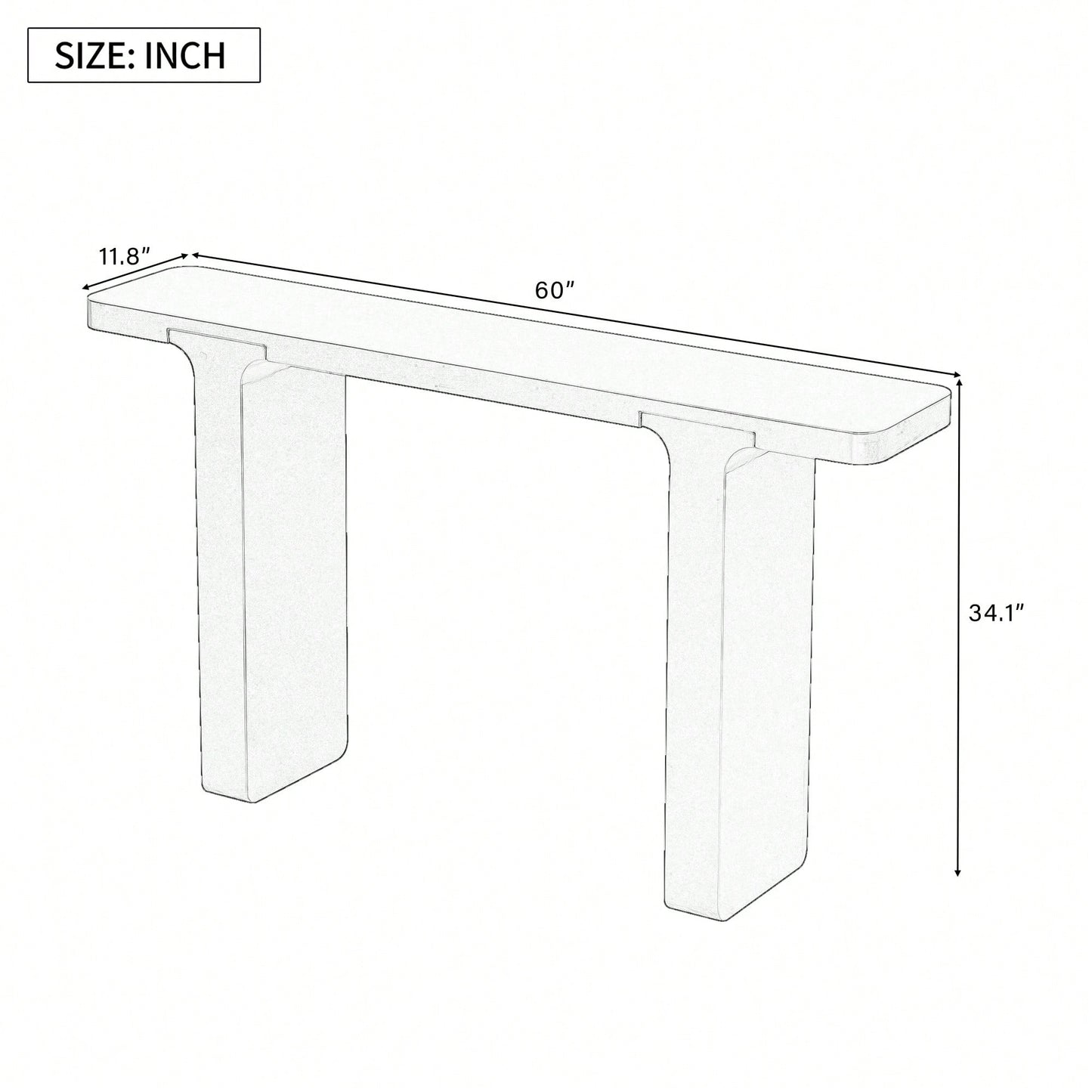 Elegant Acacia Veneer Entryway Table For Hallway Foyer Living Room And Corridor