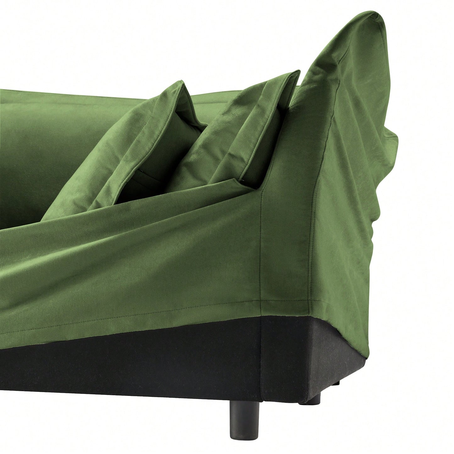 Plush Ottoman For Cozy Living Spaces Cream